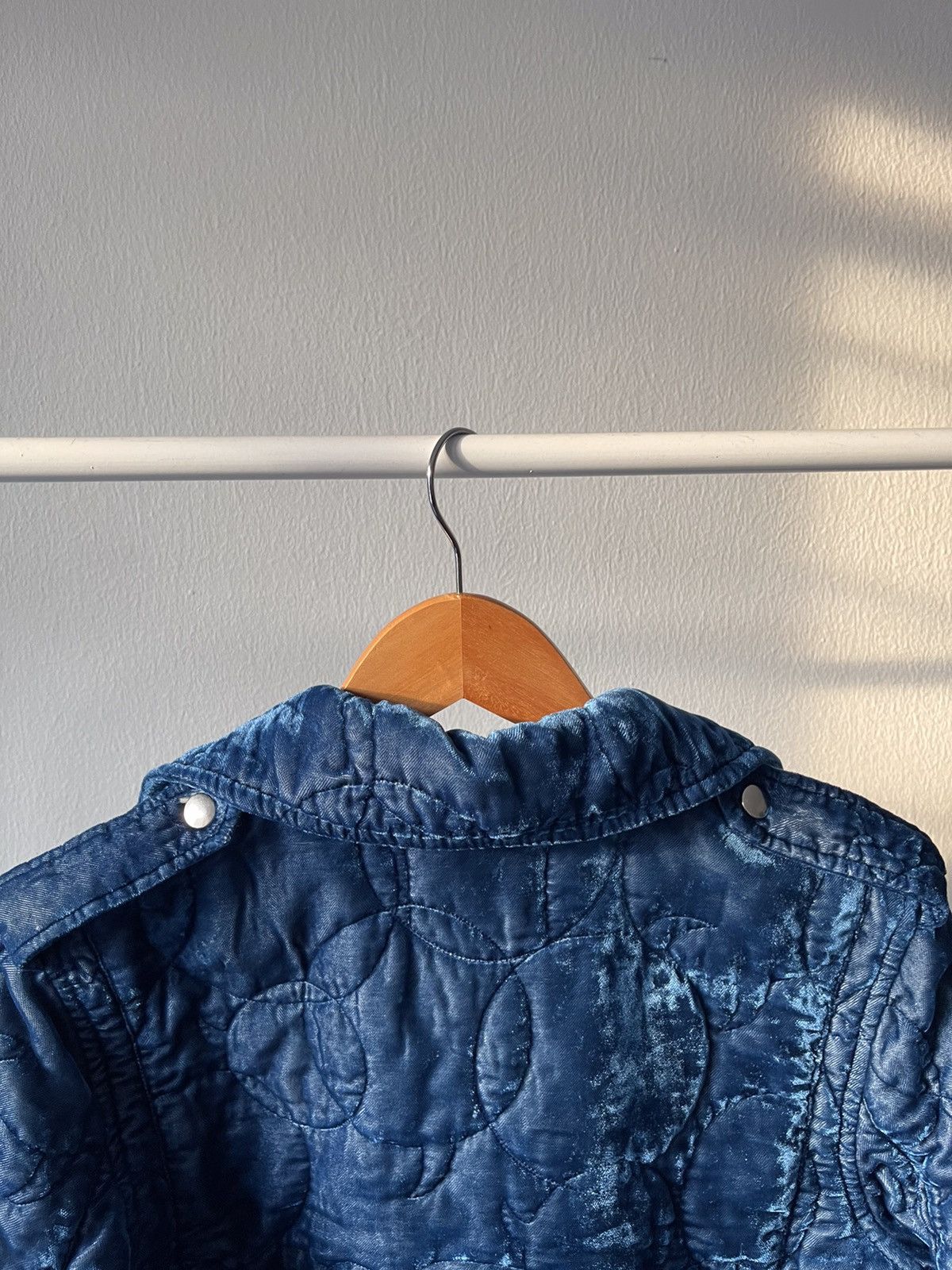 CABANE de ZUCCa × Issey Miyake F/W 2004-2005 Zucca Velvet Biker Jacket Size US S / EU 44-46 / 1 - 12 Thumbnail