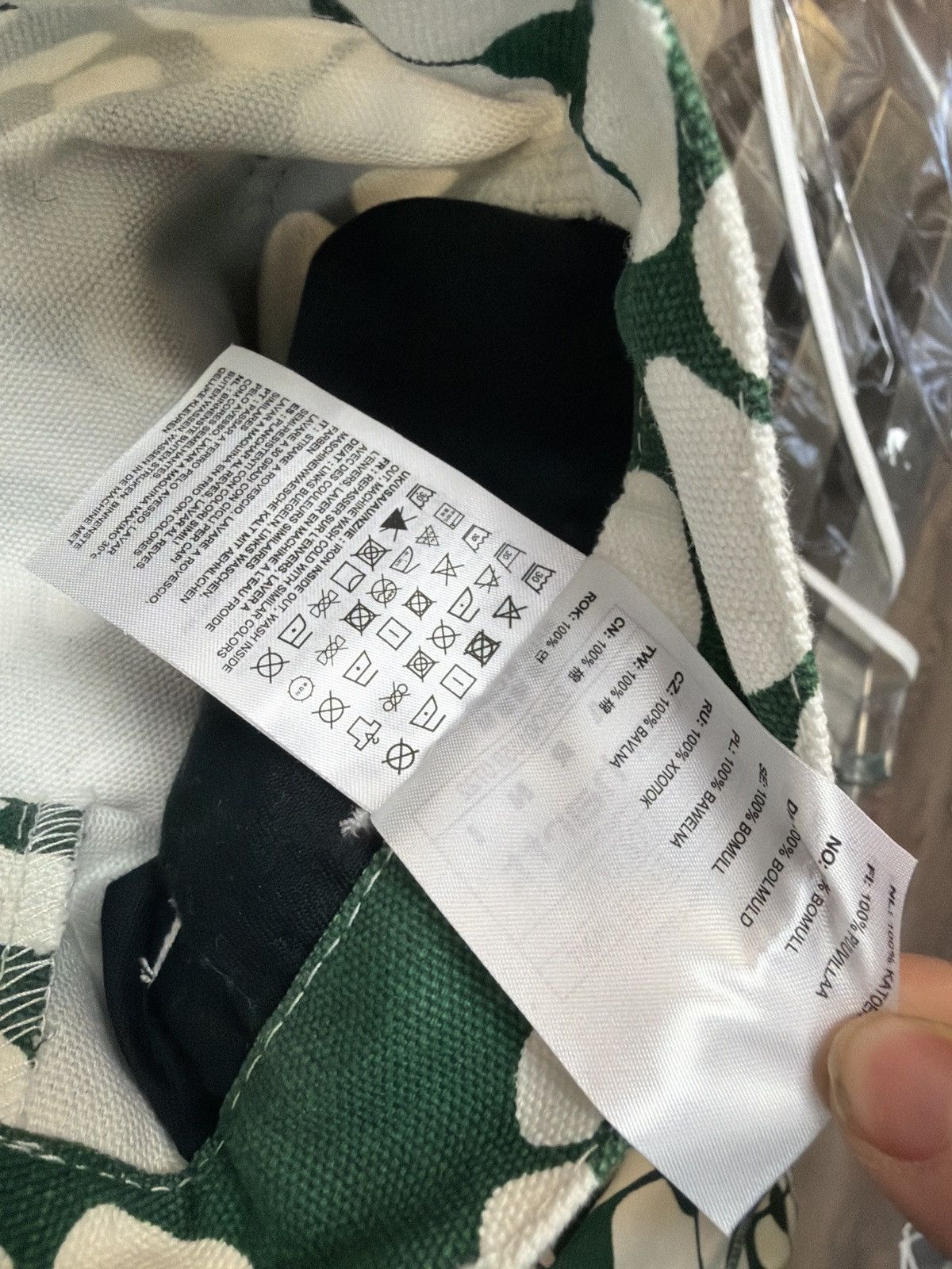 Carhartt Wip × Marni Marni Carhartt Green Flower Trouser Pants Size US 30 / EU 46 - 7 Thumbnail