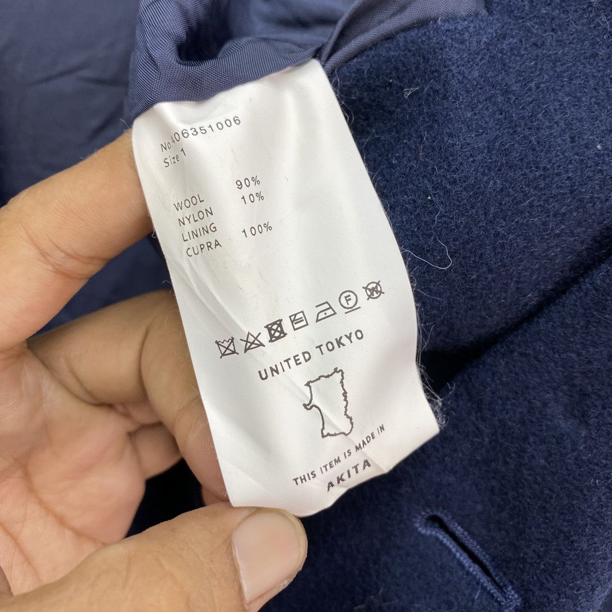 Japanese Brand 🫶United Tokyo Coat Jacket Made In Japan Size US M / EU 48-50 / 2 - 4 Thumbnail