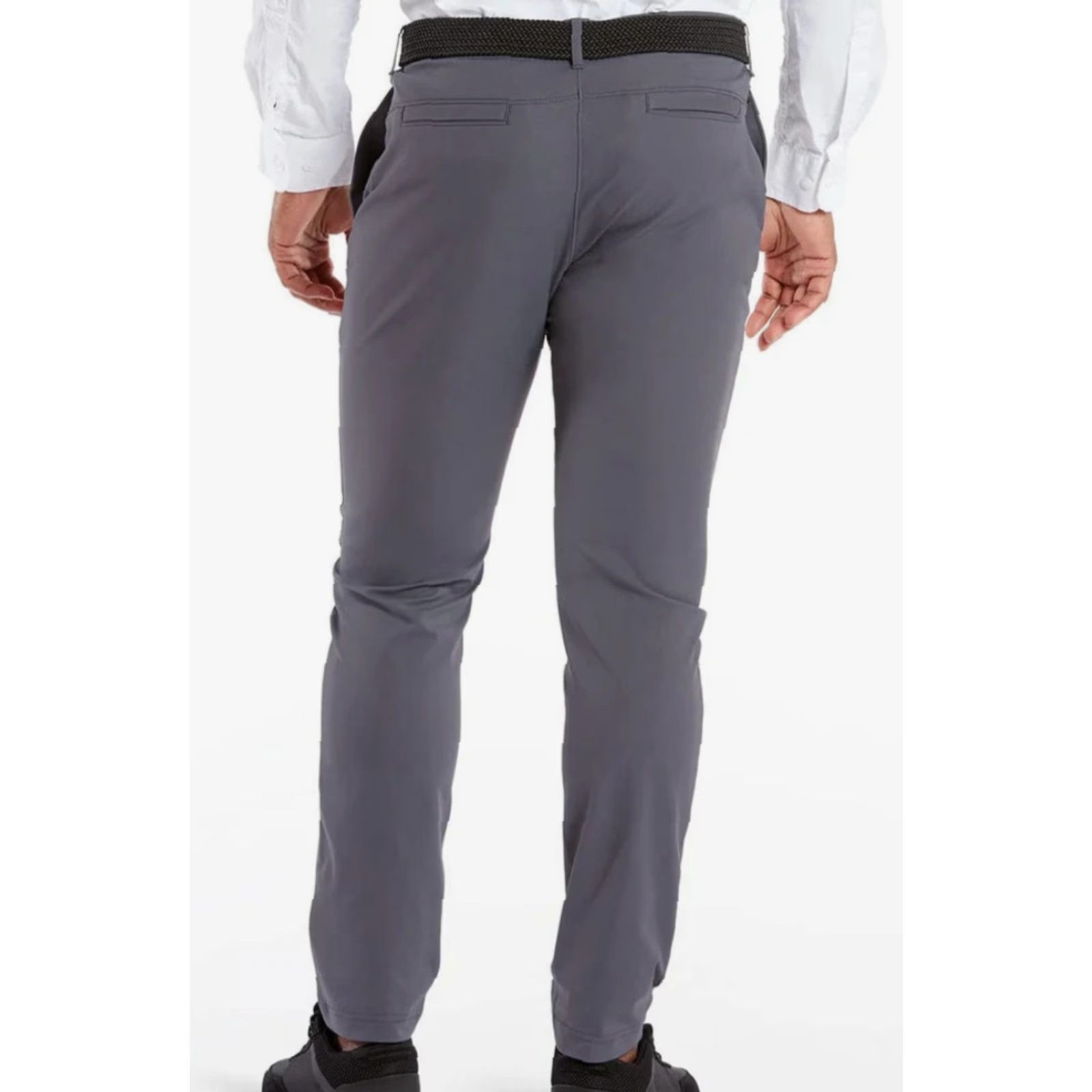 Vintage Public Rec Men's Chino Pants Slate 38x30 Gray Polyester Flat Front Straight 100% Stretch Pockets City Preppy Casual Regular Mens Size US 38 / EU 54 - 2 Thumbnail
