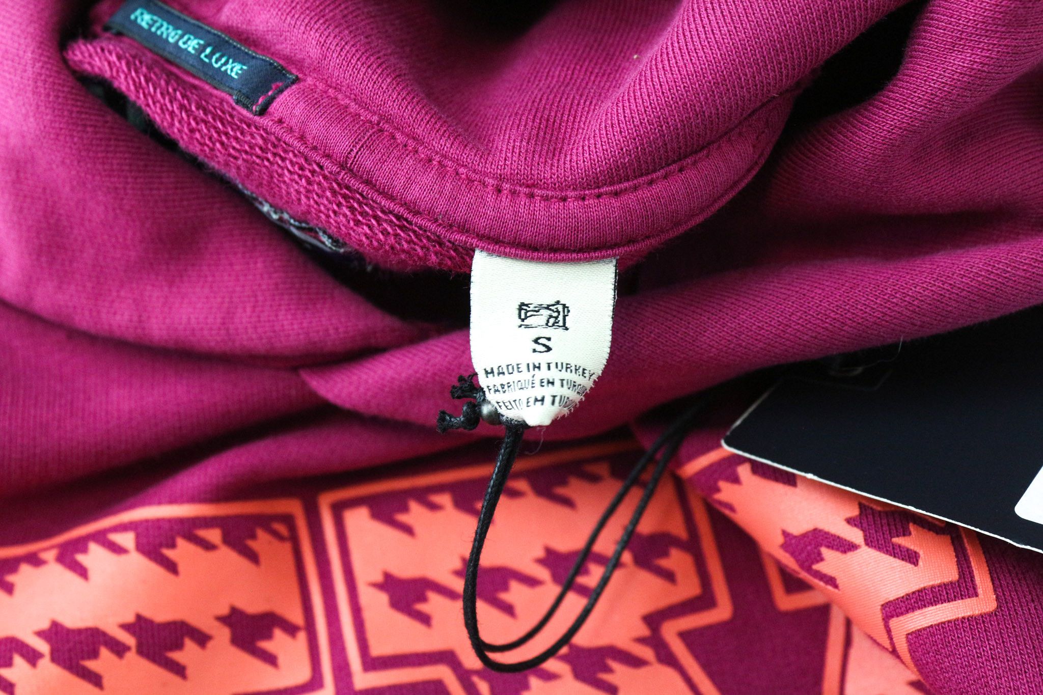 Scotch & Soda S Purple Pink Graphic Jersey Hoodie Sweatshirt 74576 Size US S / EU 44-46 / 1 - 6 Thumbnail