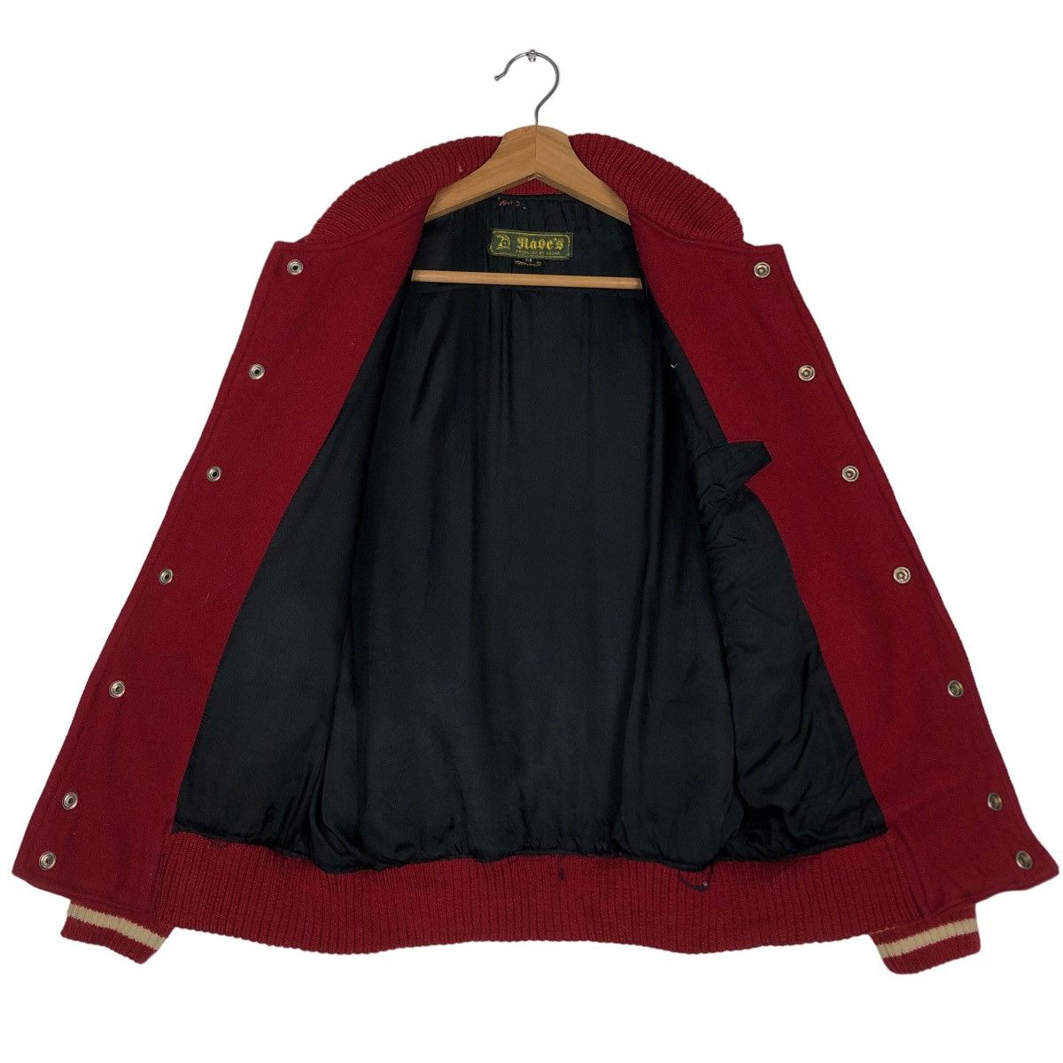 Japanese Brand 🔥90’s Vintage Wool Varsity Bomber Jacket Robe’s Oscar Japan Size US M / EU 48-50 / 2 - 11 Thumbnail