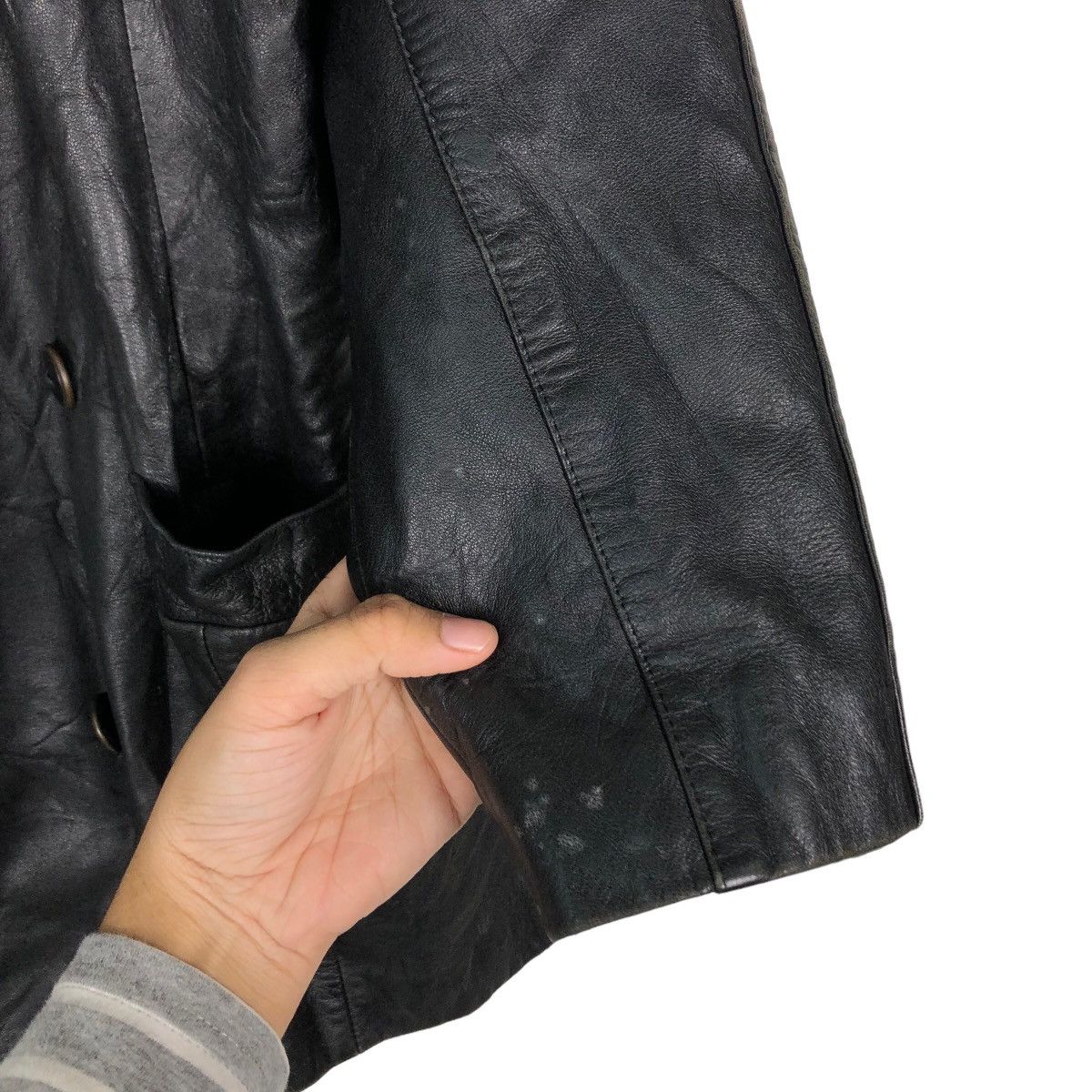 Japanese Brand 🔥Vintage Biker Leather Jacket Vino Deporte Issey Miyake Size US M / EU 48-50 / 2 - 14 Thumbnail