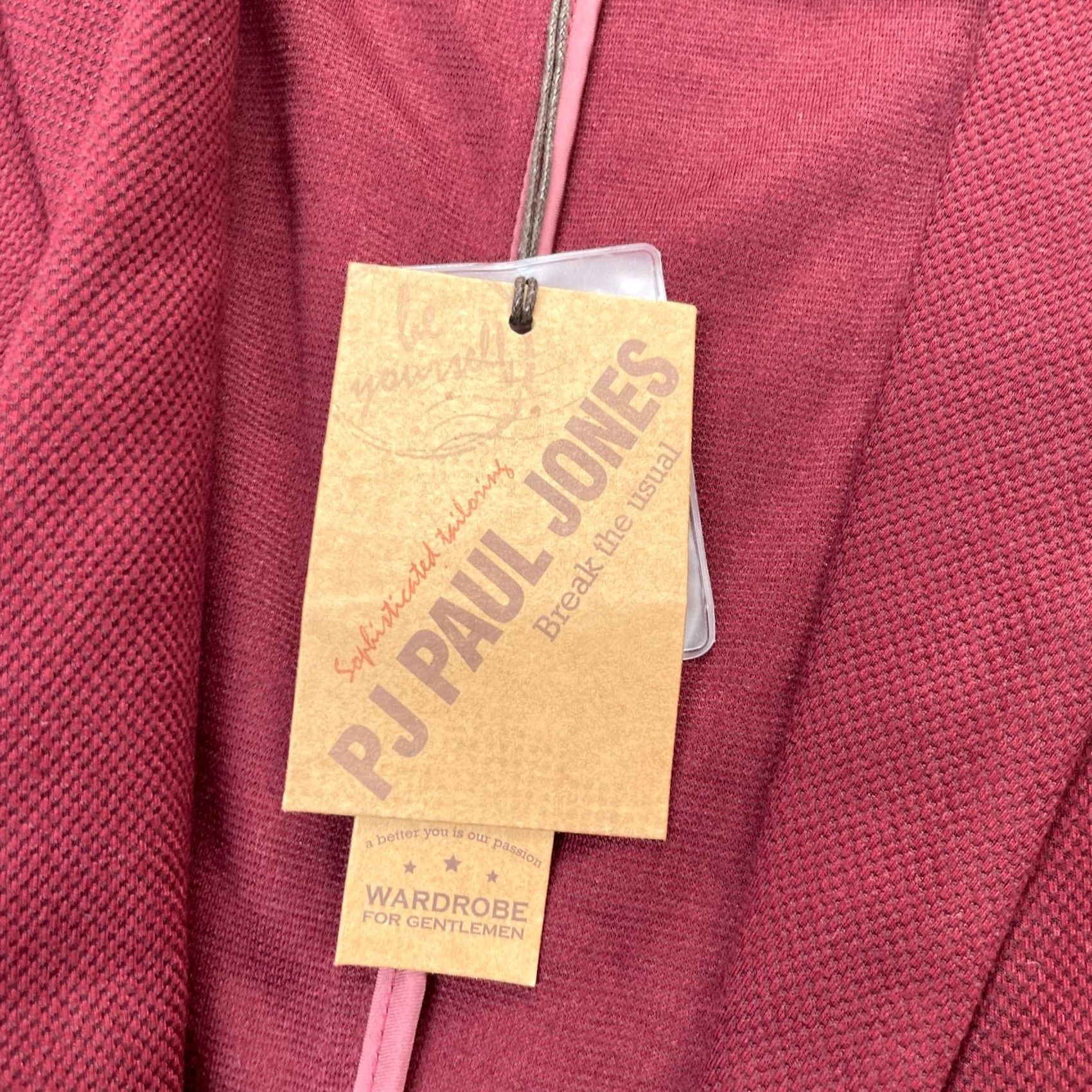 Vintage VINTAGE Paul Jones PJ Jacket Mens XL Red Blazer Coat Single-Breasted Two-Button 4-Button Notch Lapel Business Casual Formal DressClassic Style: Tuxedo Size 46R - 6 Thumbnail