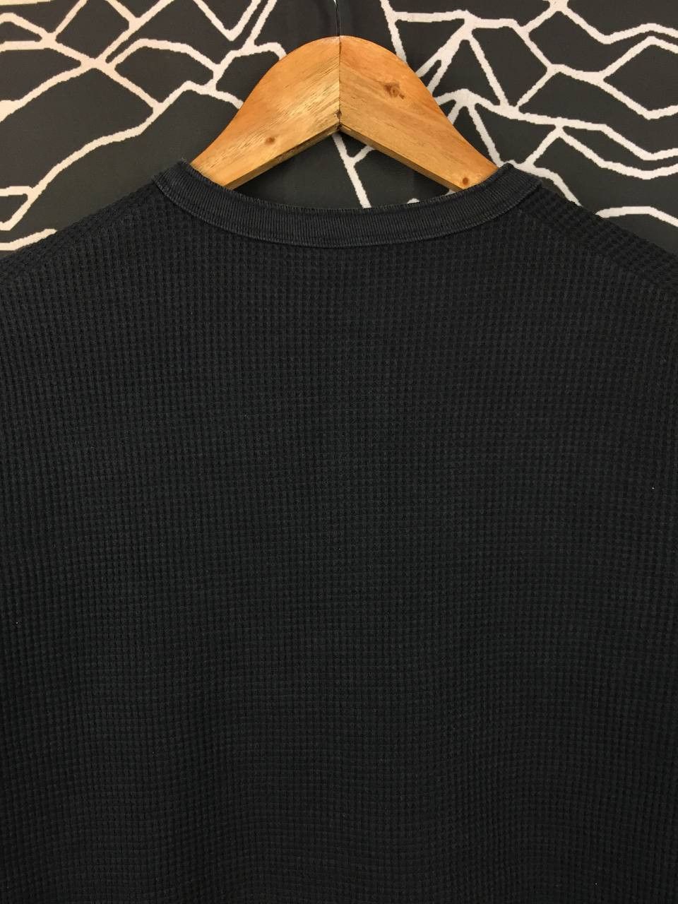 Uniqlo Uniqlo Waffle Knit Henley Long Sleeve Tee Size M Size US M / EU 48-50 / 2 - 6 Thumbnail