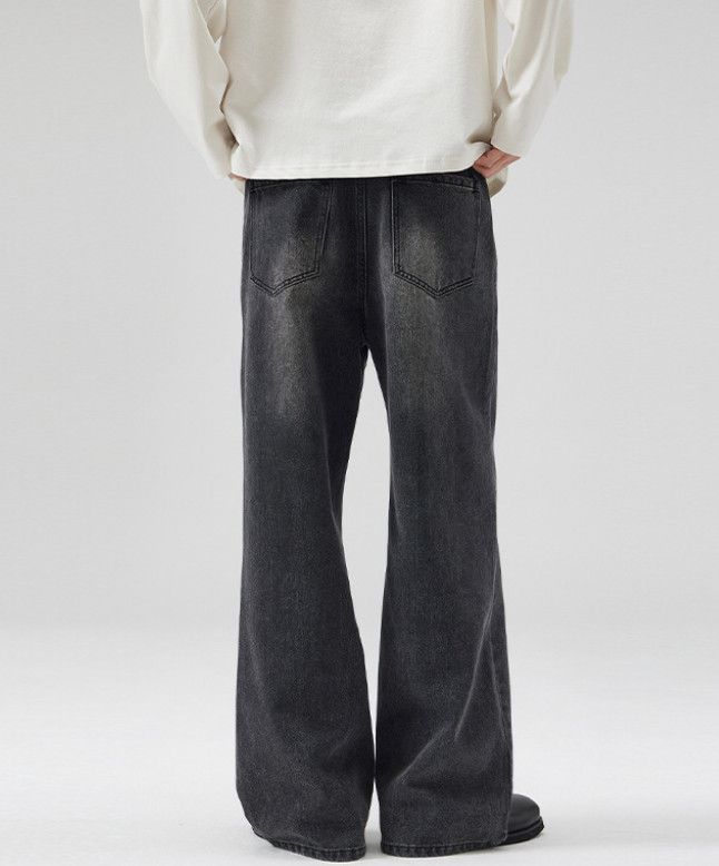 Japanese Brand American retro cleanfit men's loose straight flared jeans Size US 32 / EU 48 - 4 Thumbnail