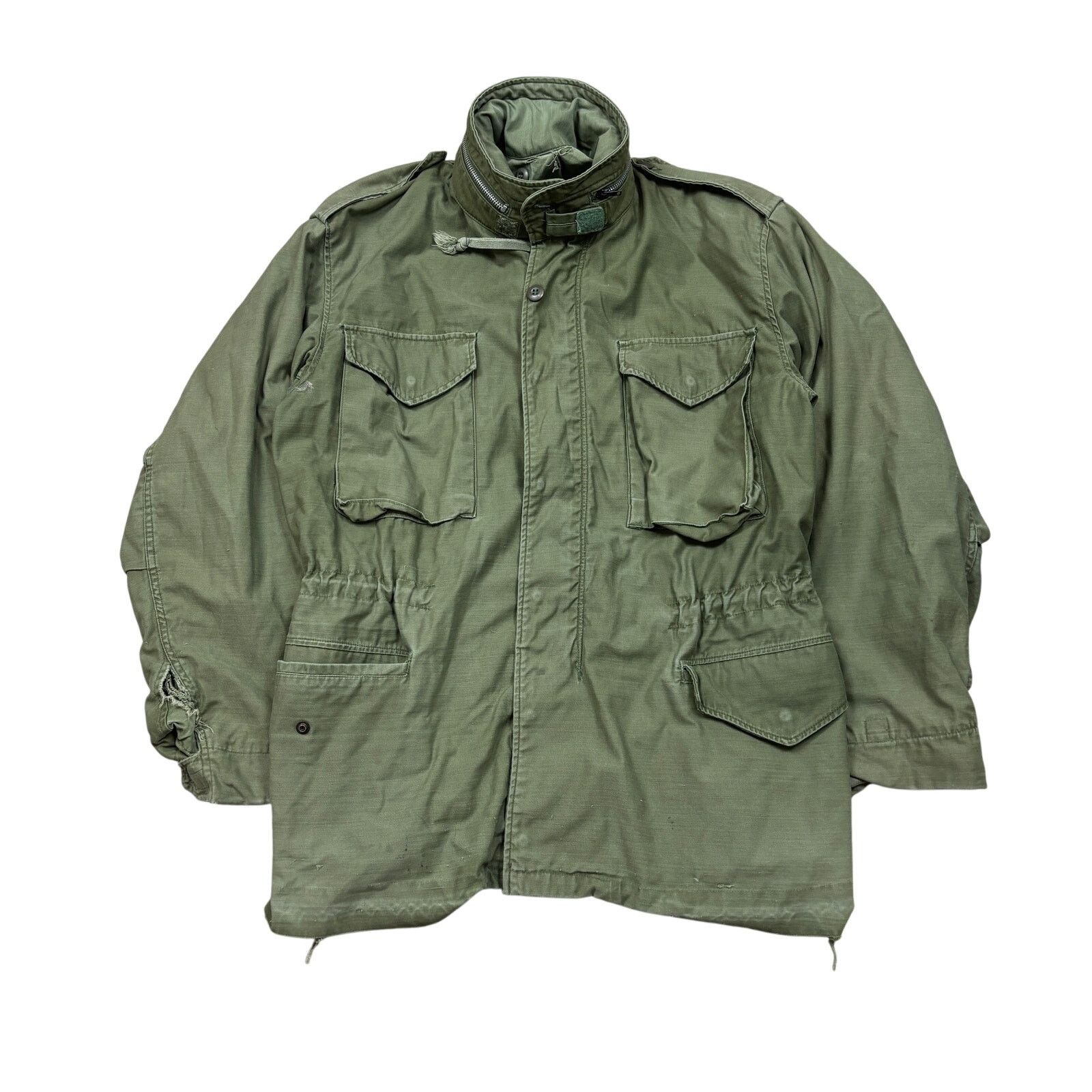 VTG 60s OG 107 M65 Military Jacket Med Scovill First Pattern