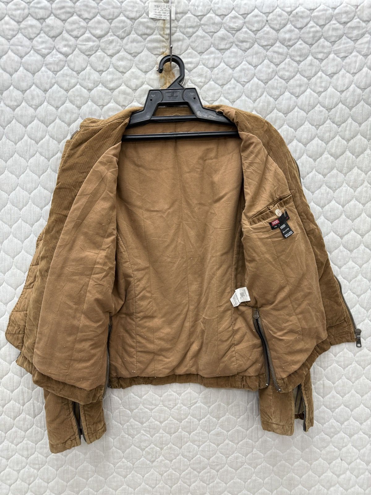 Diesel Black Gold 🔥🧨💥STEALS DIESEL CORDUROY BIKER JACKET Size US S / EU 44-46 / 1 - 7 Thumbnail