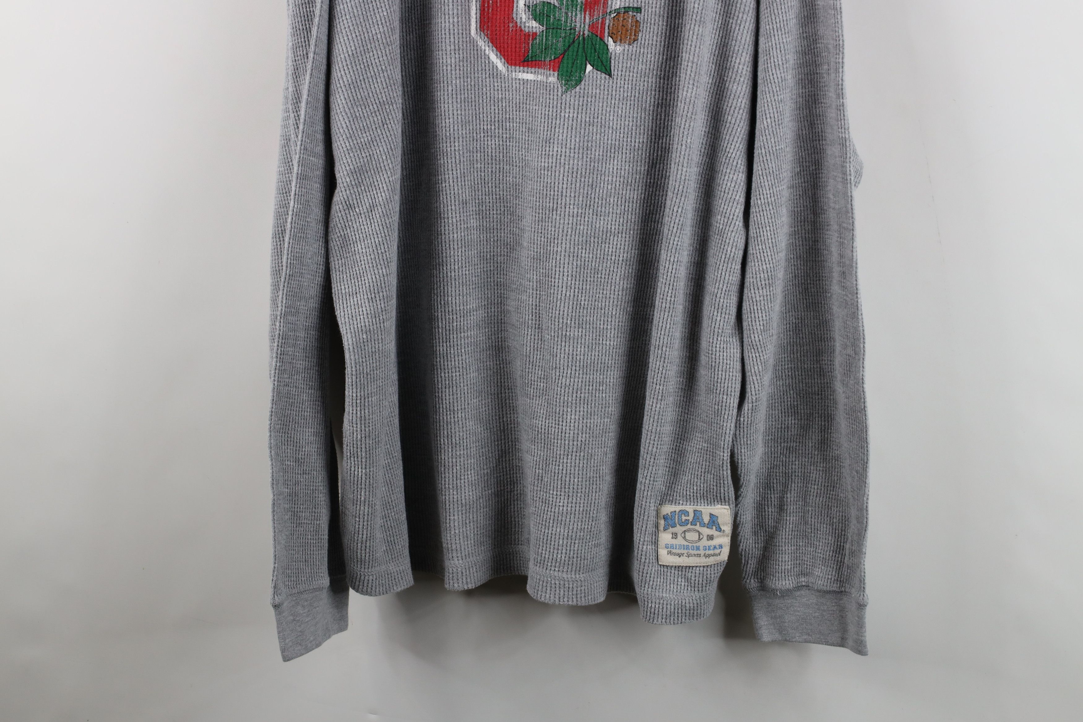 Vintage Vintage University Thermal Waffle Knit Long Sleeve T-Shirt Size US XL / EU 56 / 4 - 3 Thumbnail