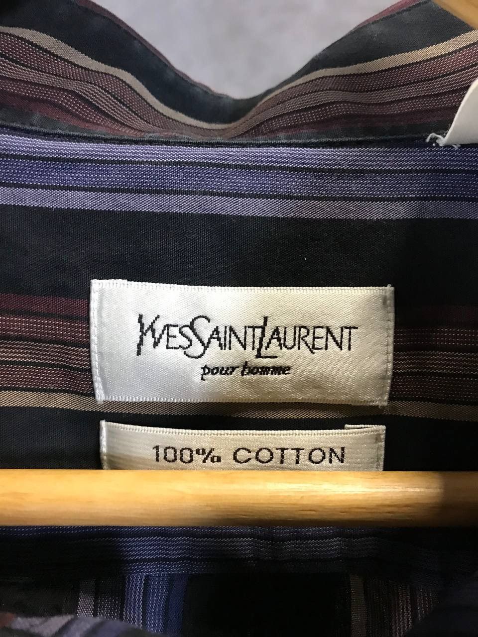 Yves Saint Laurent YSL Yves Saint Laurent vintage luxury designer shirt Size US XXL / EU 58 / 5 - 4 Thumbnail