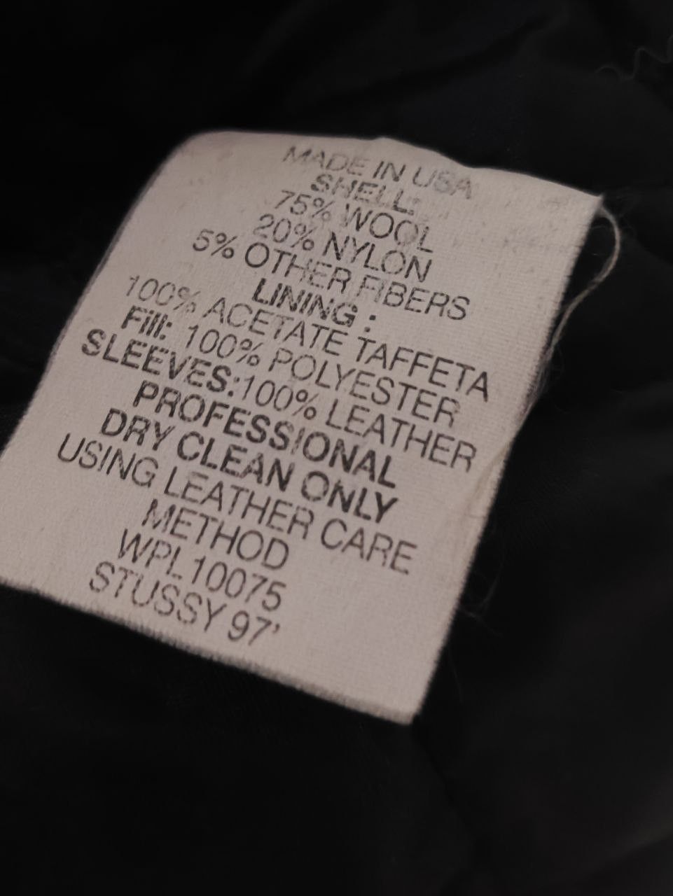 Stussy Stussy Vintage Big 4 Varsity Jacket Size US L / EU 52-54 / 3 - 6 Thumbnail