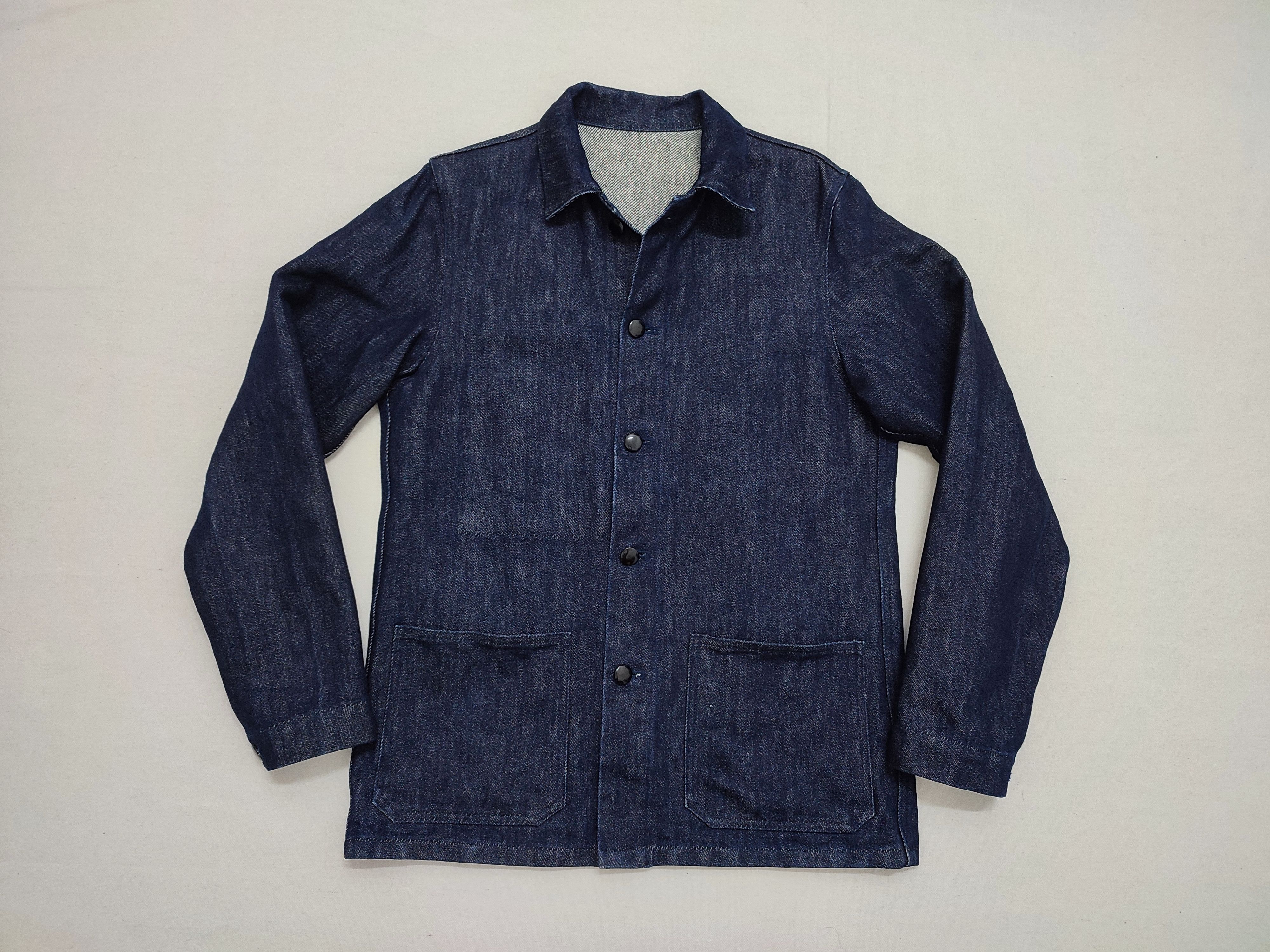 Yohji Yamamoto Yohji Yamamoto Against All Risks Denim Workwear Jacket Size US M / EU 48-50 / 2 - 3 Thumbnail