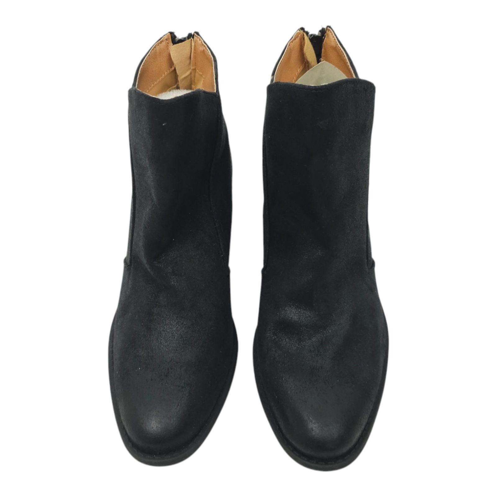 Other Qupid Ankle Boot Women Size 9 Chunky Block Heel Faux Suede Size US 9 / IT 39 - 5 Thumbnail