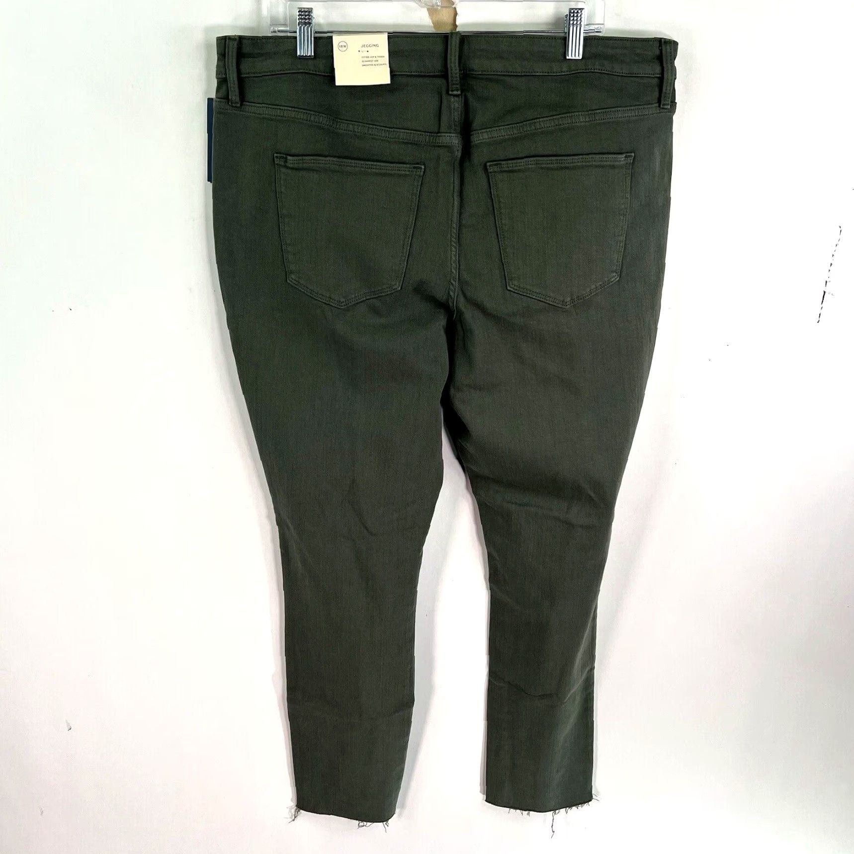 Vintage Universal Threads Fitted Hips/Thighs Slim Leg Jeggings Womens 18W Green 40X30 Size 40" / US 18 - 7 Thumbnail