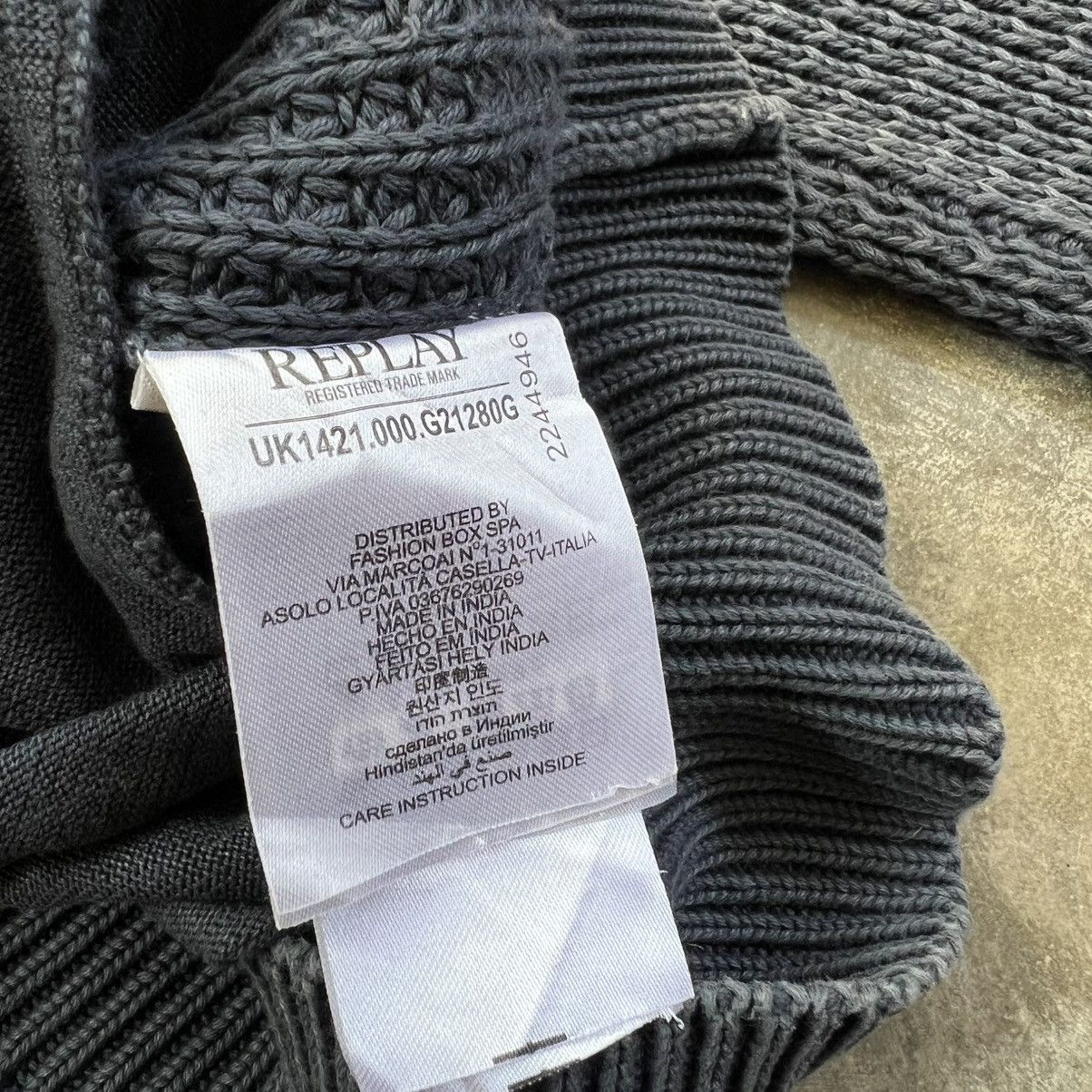 Replay Replay Rick Owen Style Zip Knitwear jacket Size US L / EU 52-54 / 3 - 8 Thumbnail