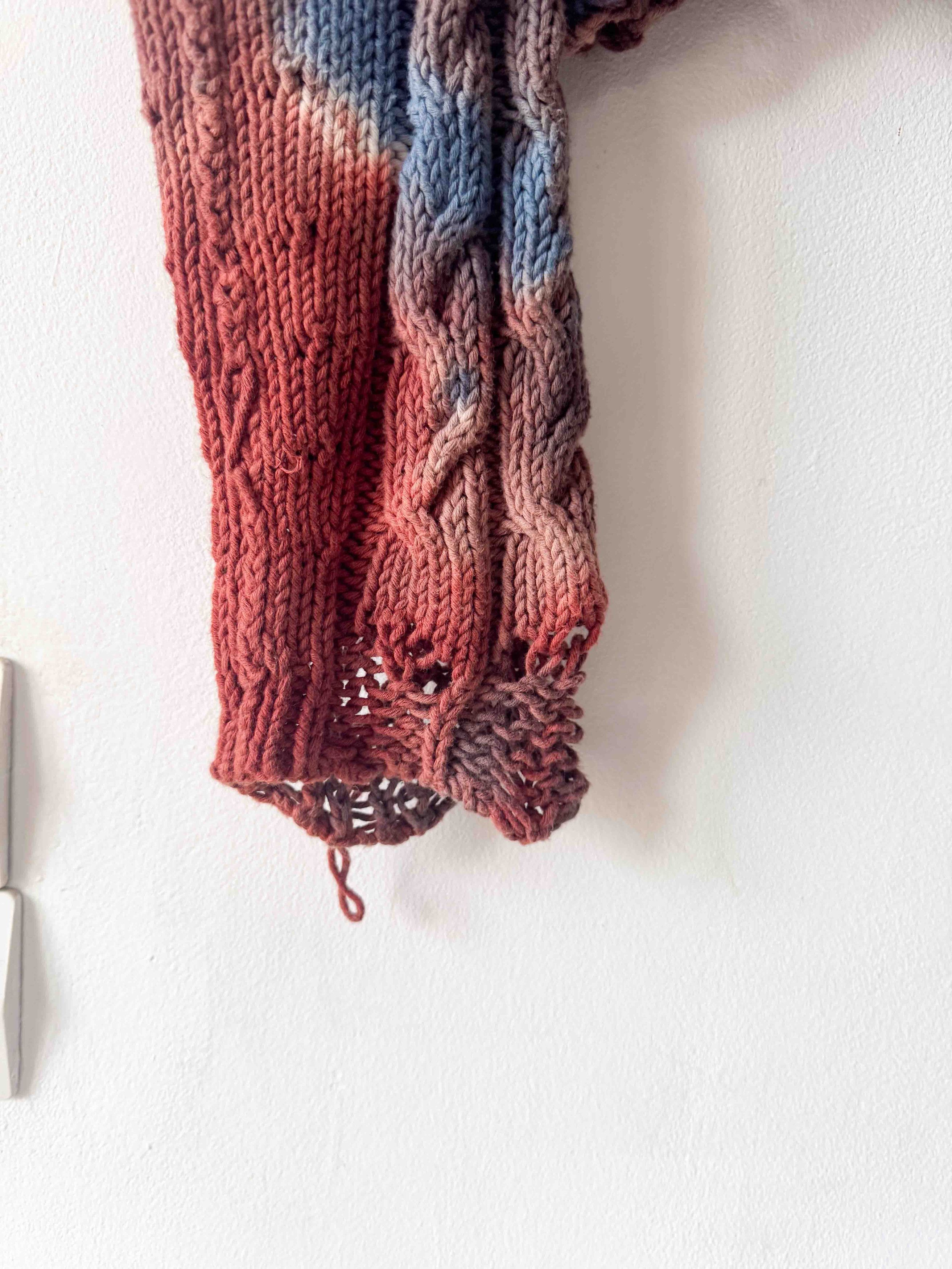 Acne Studios Acne Tie Dye Cable Knit Sweater Size US L / EU 52-54 / 3 - 6 Thumbnail