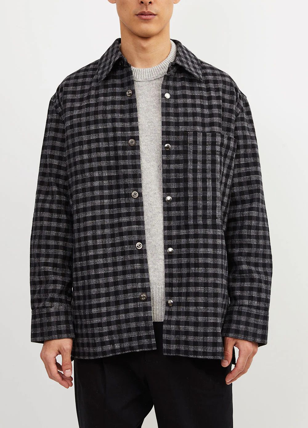 Oversized Check Overshirt