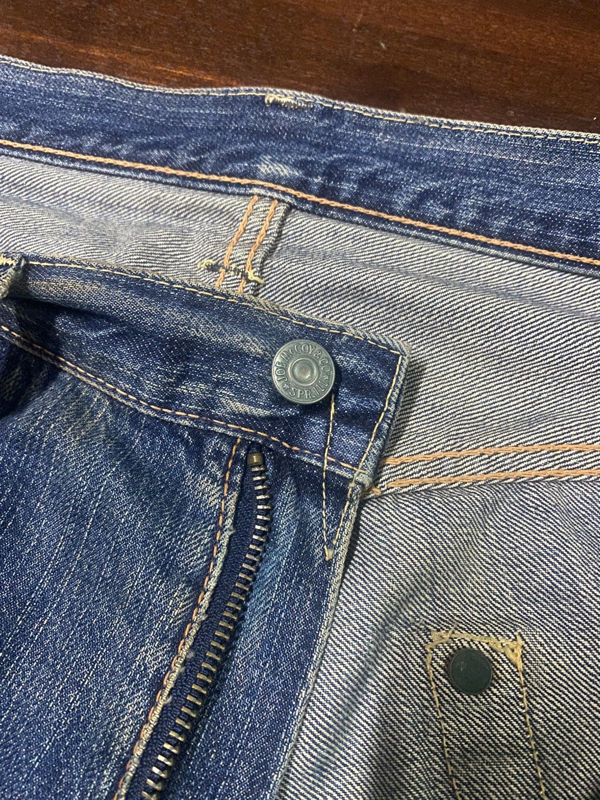 Warehouse & Co. Vintage 40s world war II inspired JOE McCOY 901 Z Selvedge Size US 36 / EU 52 - 11 Thumbnail