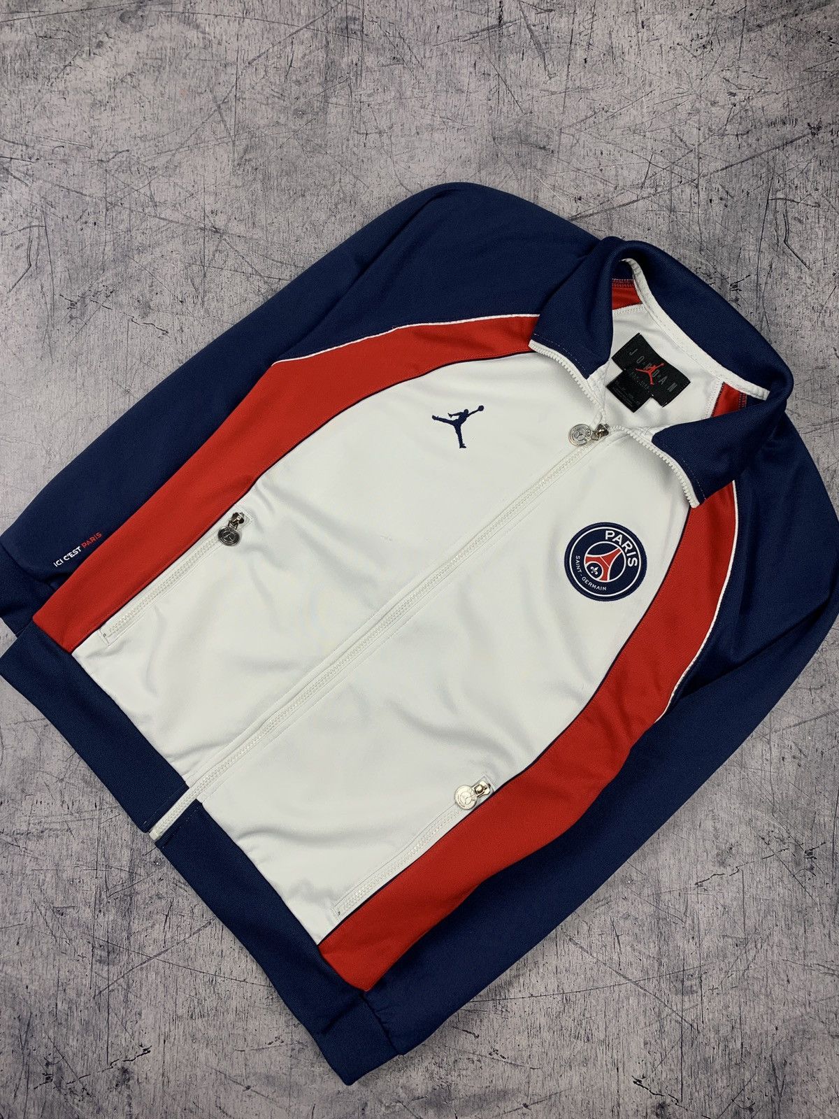 Jordan Brand Jordan x PSG Soccer Football Track Jacket Full Zip Drill Size US XS / EU 42 / 0 - 5 Thumbnail
