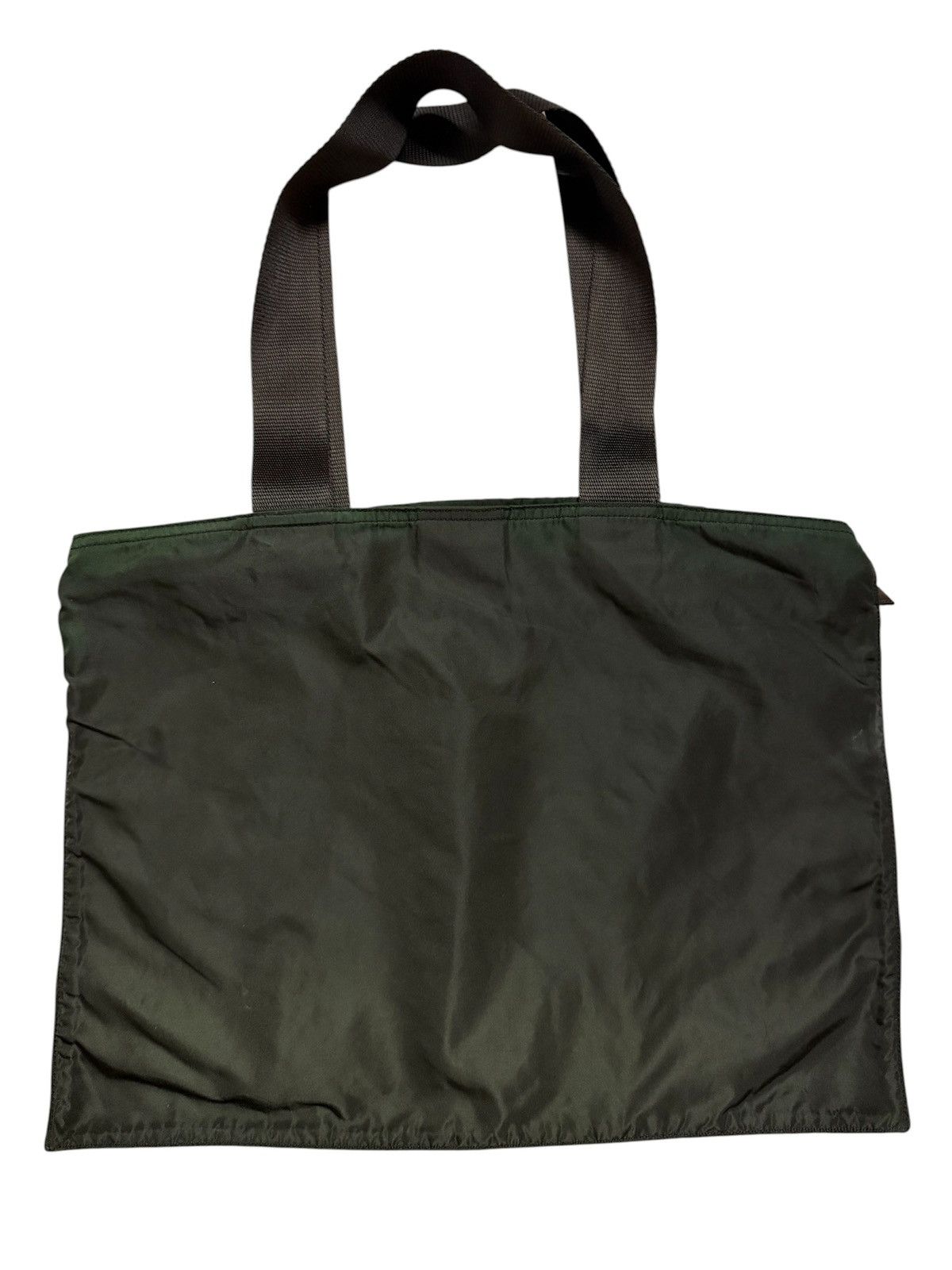 Prada Vintage Luxury Prada Green Nylon Tote Bag Size ONE SIZE - 2 Thumbnail