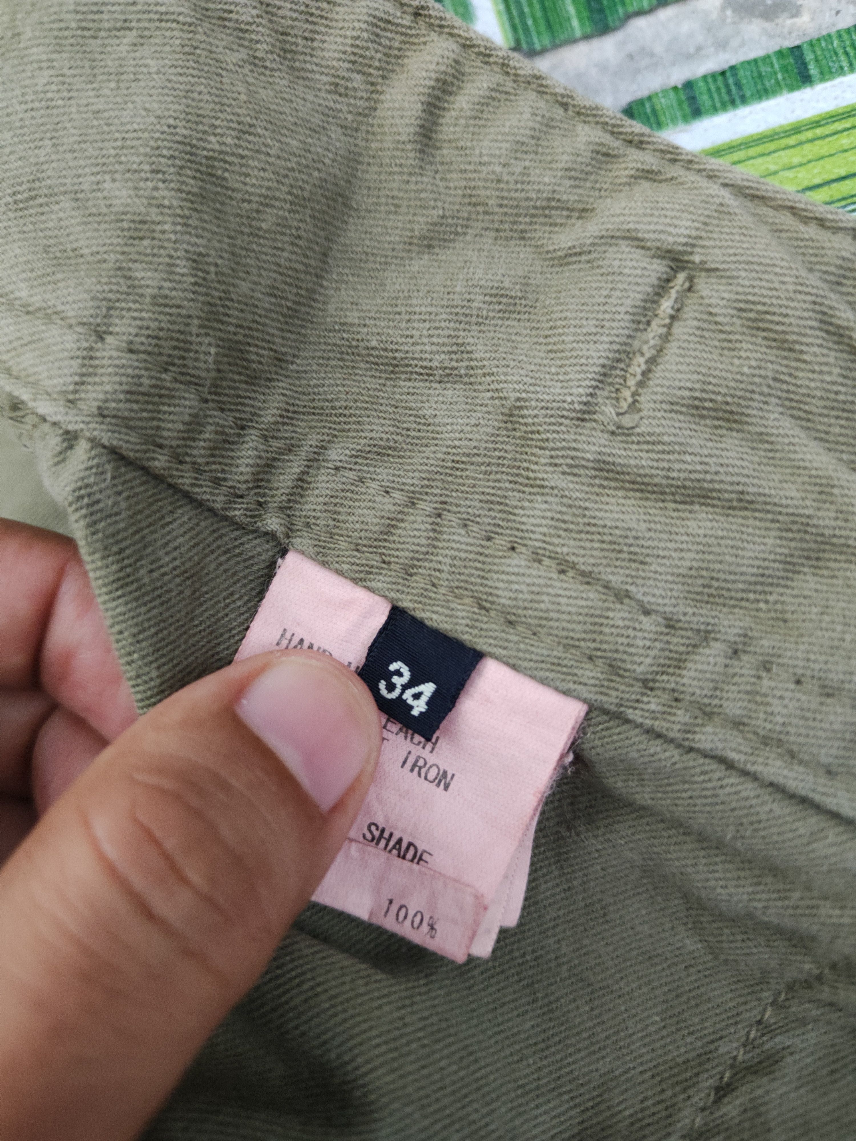 Tomorrowland DL Macphee Tomorrow Land Olive Multipocket Cargo Pants #2379 Size 26" / US 2 / IT 38 - 13 Thumbnail
