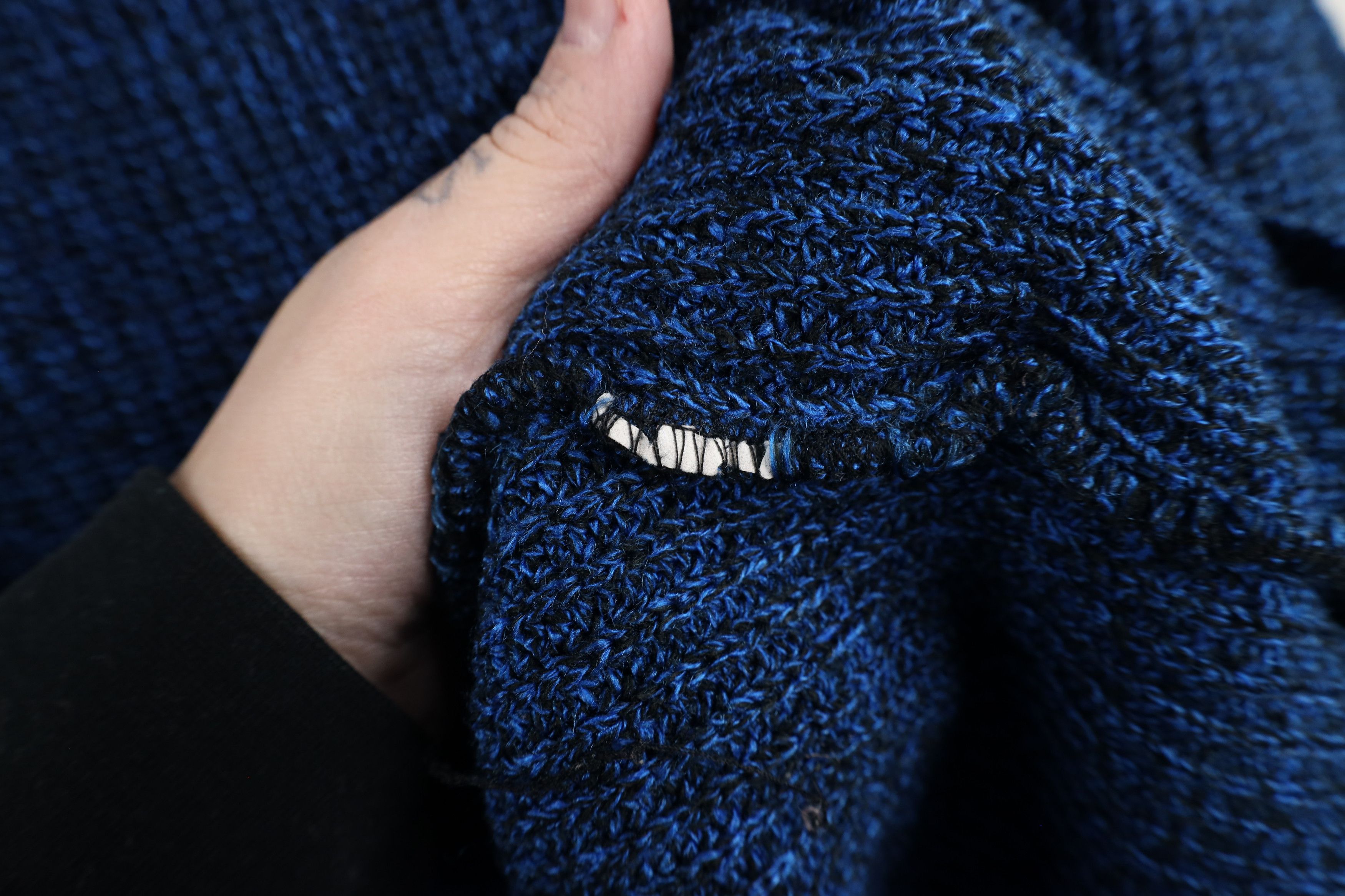 Vintage Vintage 90s Streetwear Thin Ribbed Knit Crewneck Sweater USA Size US S / EU 44-46 / 1 - 6 Thumbnail