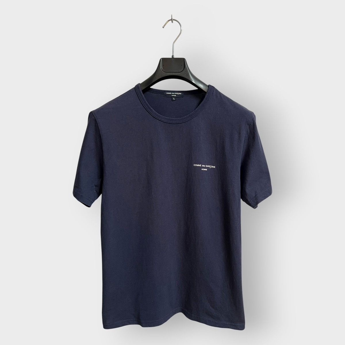 Comme des Garcons Homme ARCHIVAL! 2010s Comme Des Garcons Homme Side Logo Tee (L) Size US L / EU 52-54 / 3 - 1 Thumbnail