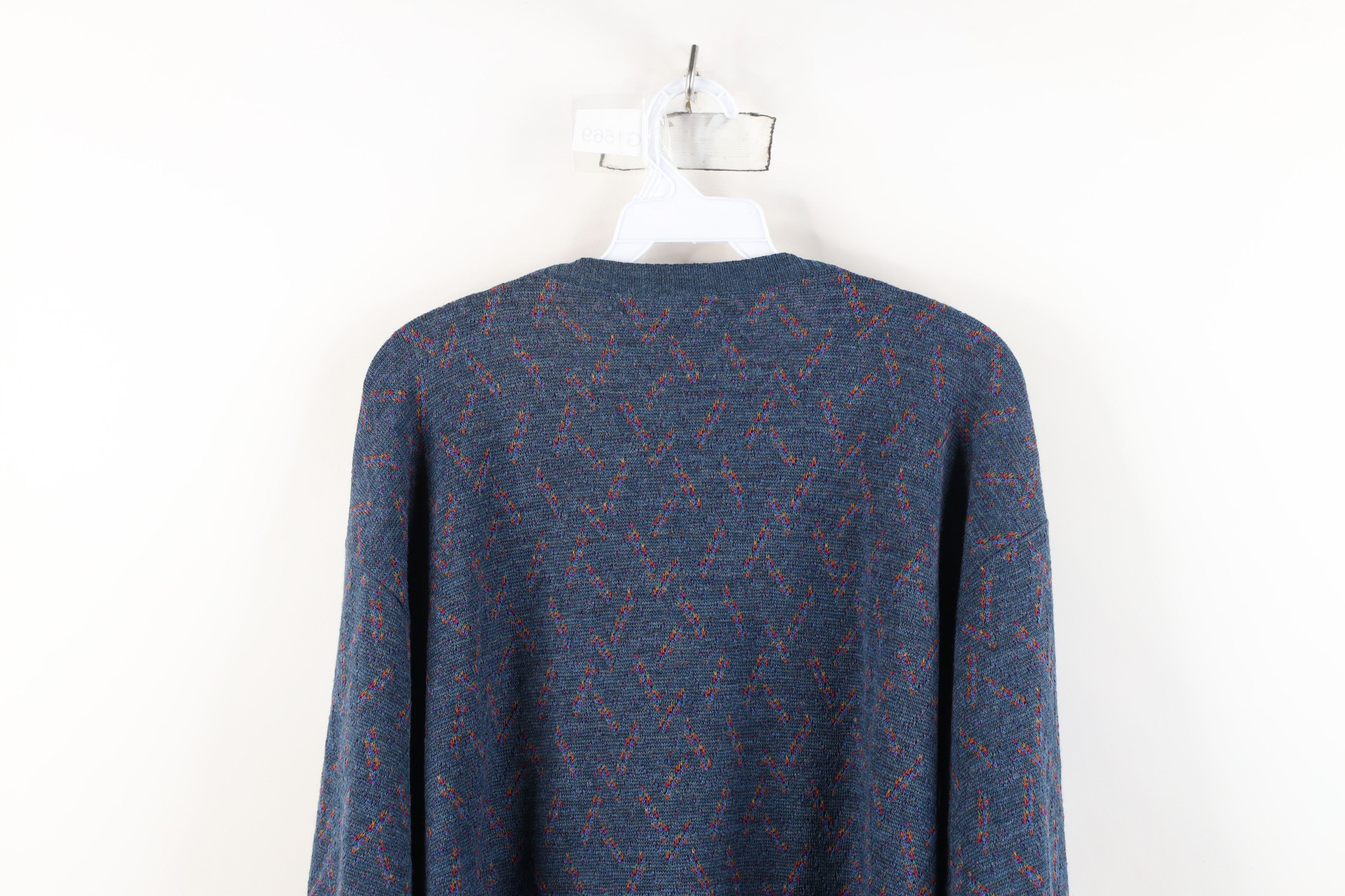 Vintage Vintage 90s Streetwear Hatch Wool Knit Crewneck Sweater Size US M / EU 48-50 / 2 - 10 Thumbnail