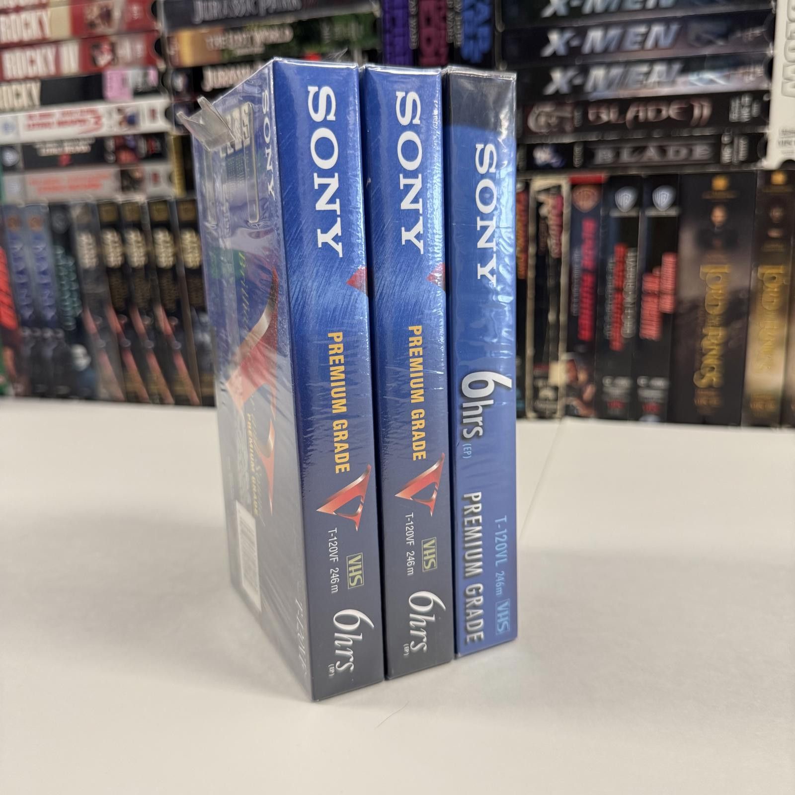 Sony Lot of 3 Deadstock Sony Premium Grade VHS Cassette Tapes Size ONE SIZE - 8 Thumbnail
