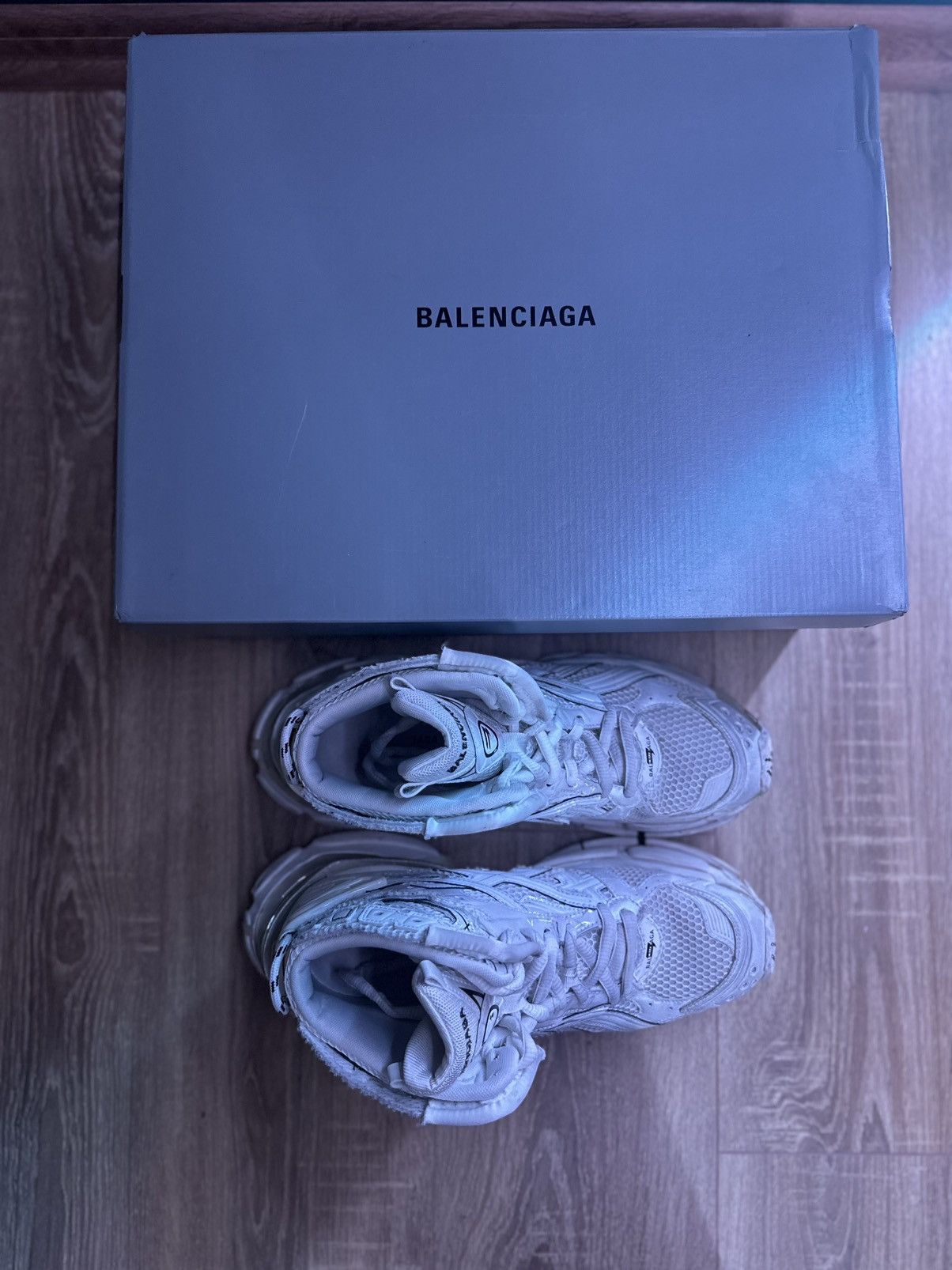 Balenciaga Balenciaga Runner Hightop Monocolor white Size US 10 / EU 43 - 2 Thumbnail