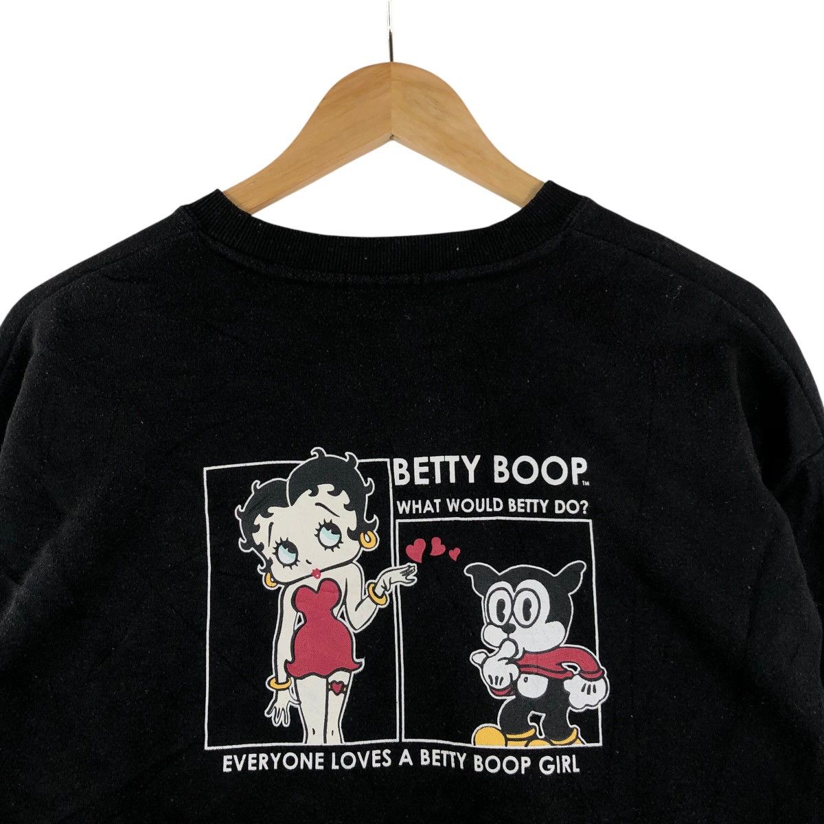 Vintage BETTY BOOP by Fleisher Studio Cartoon Crewneck Pullover Size US L / EU 52-54 / 3 - 5 Thumbnail