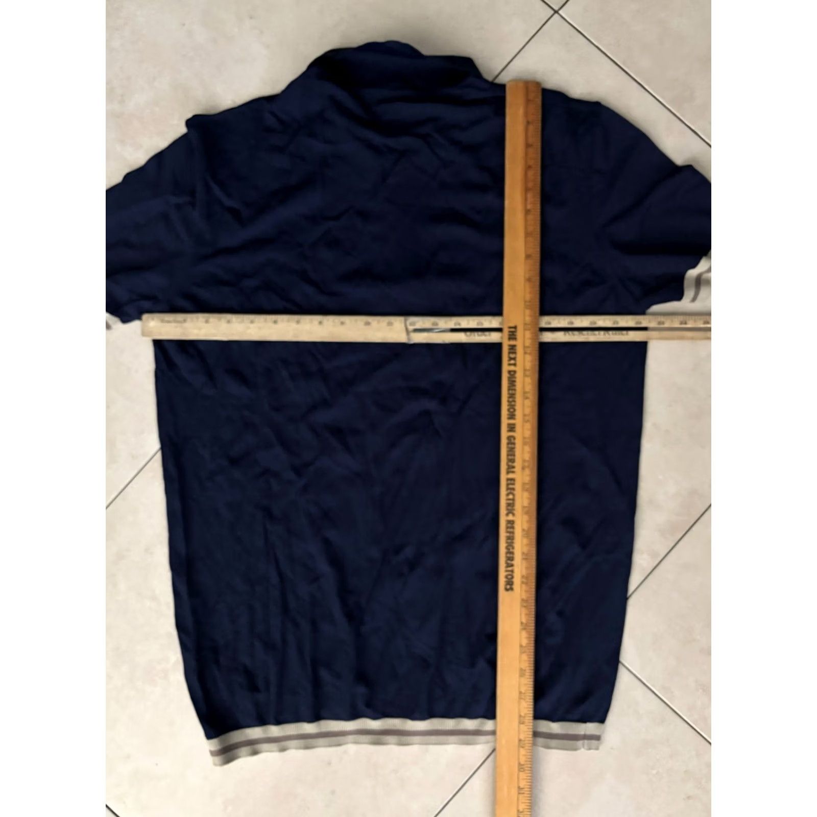 Maceoo Maceoo Polo Shirt Mens 2XL Blue Short Sleeve Zip Stretch Casual Size US XXL / EU 58 / 5 - 6 Thumbnail