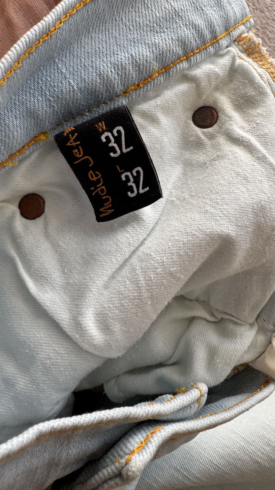Nudie Jeans Nudie Vintage Organic Japan Denim Pants Jeans Size US 32 / EU 48 - 8 Thumbnail