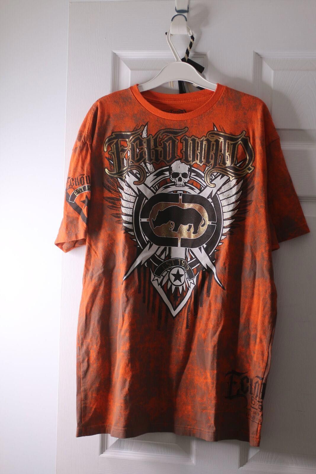 Other T-SHIRT-ECKO UNLTD BLACK GRAPHIC-MEN'S X-large SIZE Orange Size US XL / EU 56 / 4 - 2 Thumbnail