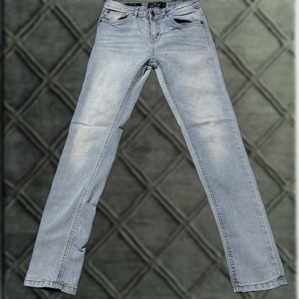 Lucky Brand Lucky Brand Zoe Skinny Jeans Women's Blue Denim Low-Rise Zip Fly 16 Jeans Boyfriend? Size 38" / US 16 / IT 52 - 1 Thumbnail