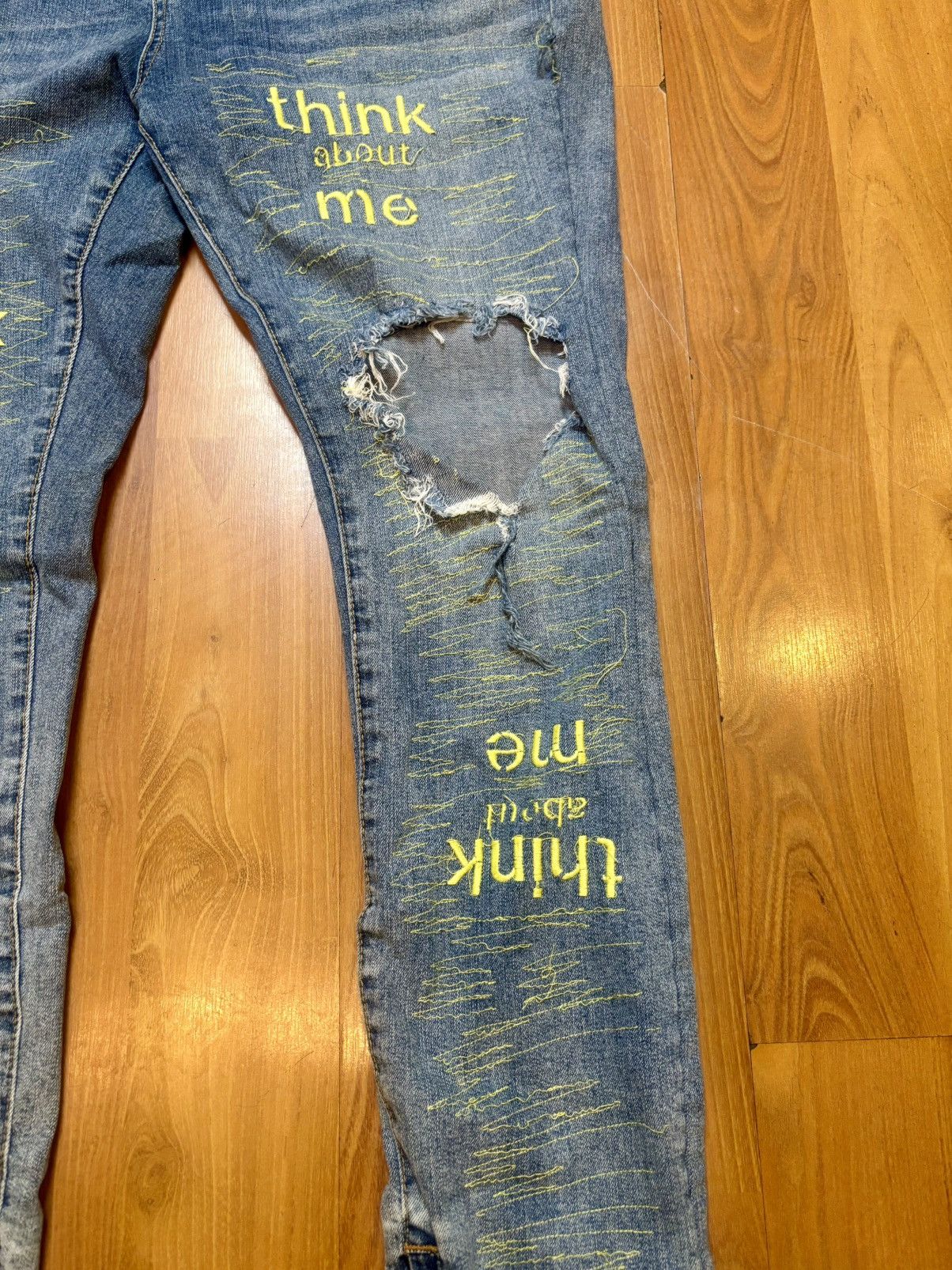 Other ‘Think about me’ Denim Size US 32 / EU 48 - 3 Thumbnail