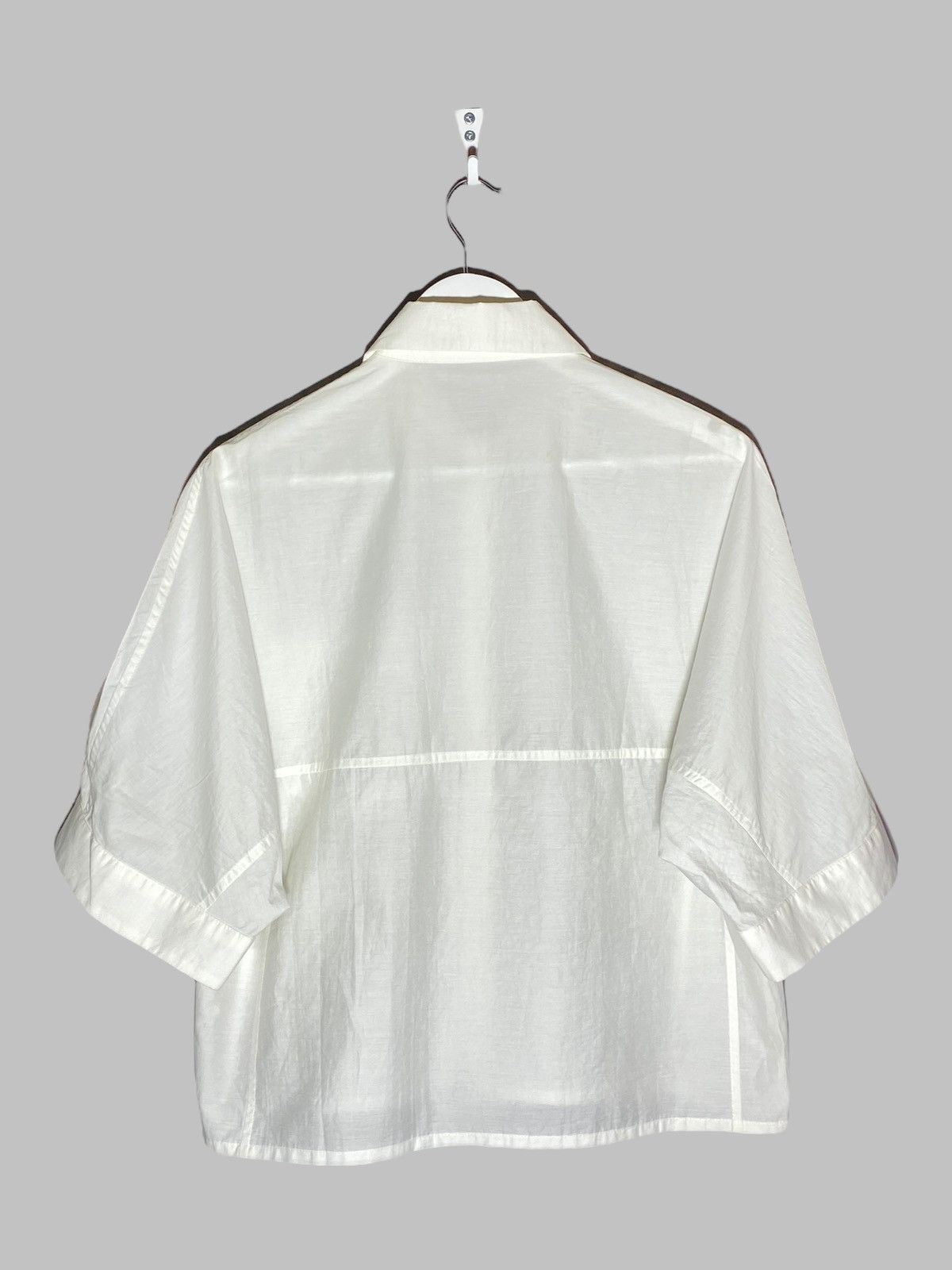 Christian Wijnants RRP 500$ Christian Wijnants Lightweight Boxy Cropped Shirt Size XS / US 0-2 / IT 36-38 - 12 Thumbnail