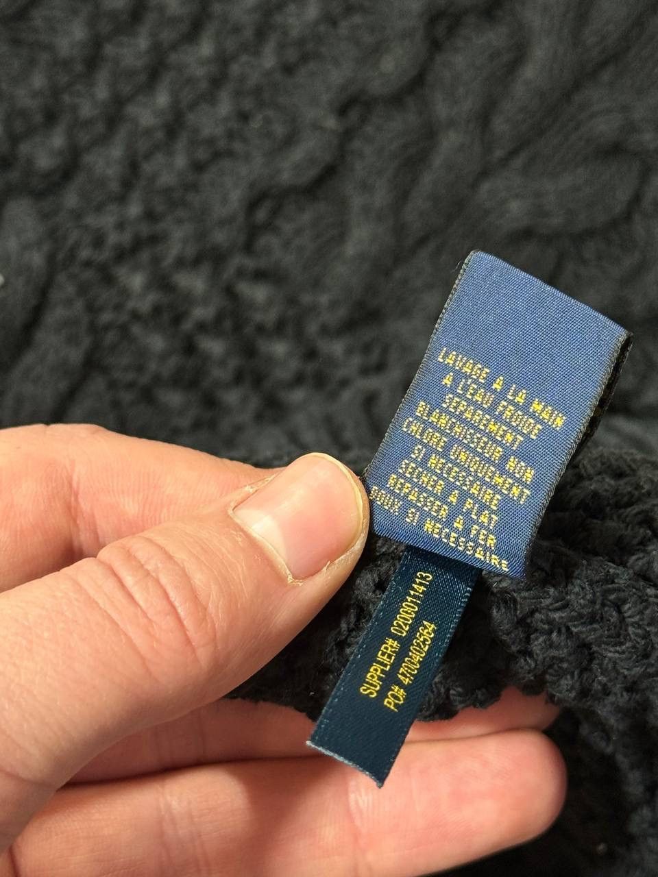 Polo Ralph Lauren Polo Ralph Lauren Black Cable Knit Sweater Size L Size L / US 10 / IT 46 - 5 Thumbnail