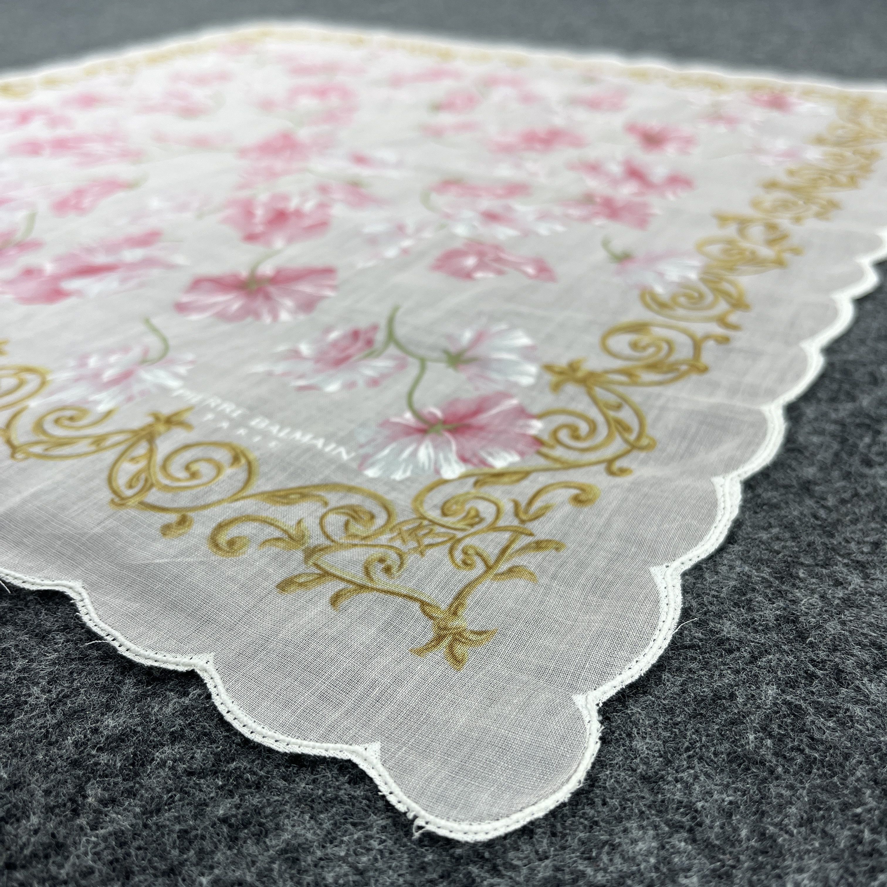 Pierre Balmain × Vintage Pierre Balmain Handkerchief / Bandana / Neckerchief B308 Size ONE SIZE - 4 Thumbnail