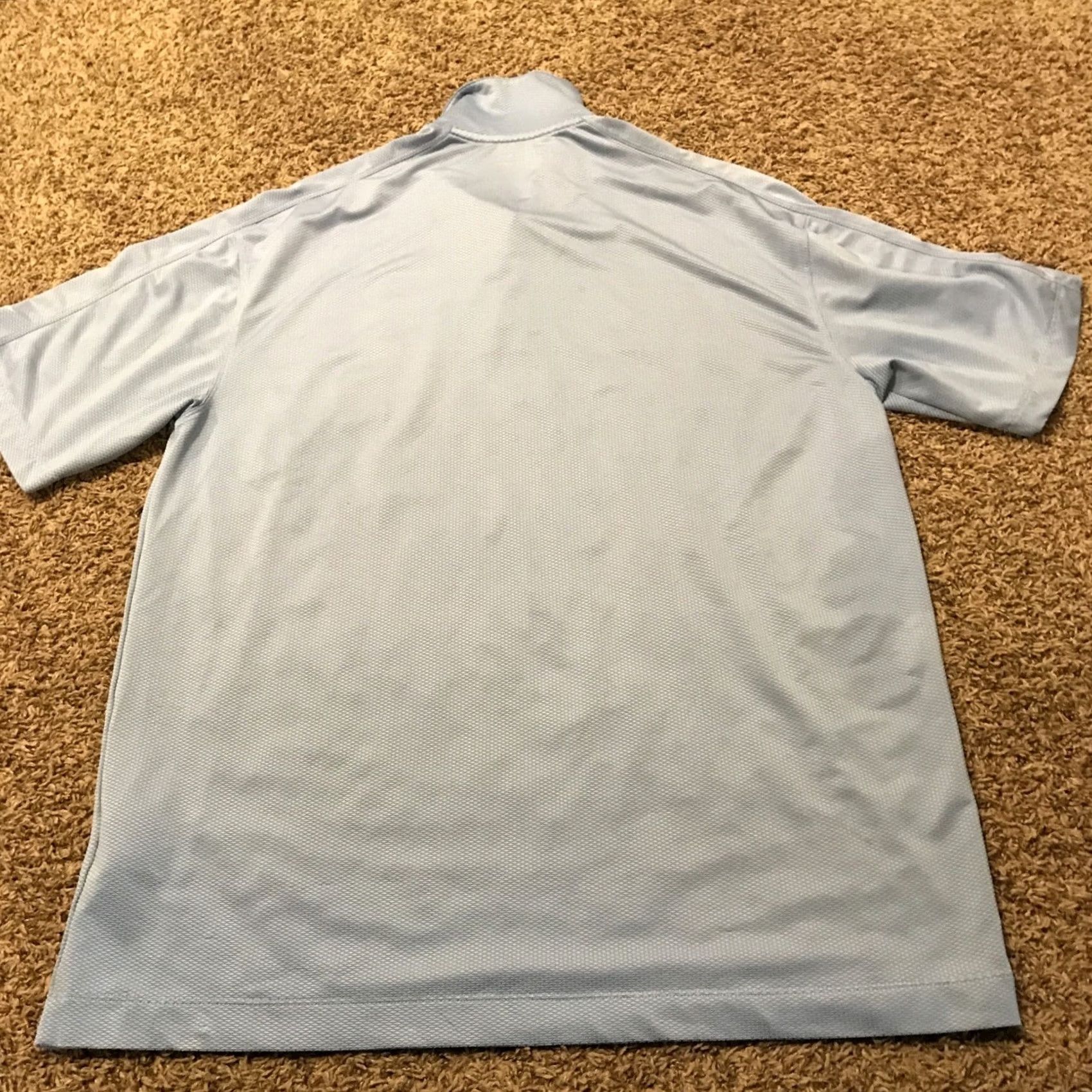 Nike Nike Polo Shirt Golf Mens L Light Blue Short Sleeve Breathable Classic Knit Polyester Blend A20 Size US L / EU 52-54 / 3 - 4 Thumbnail