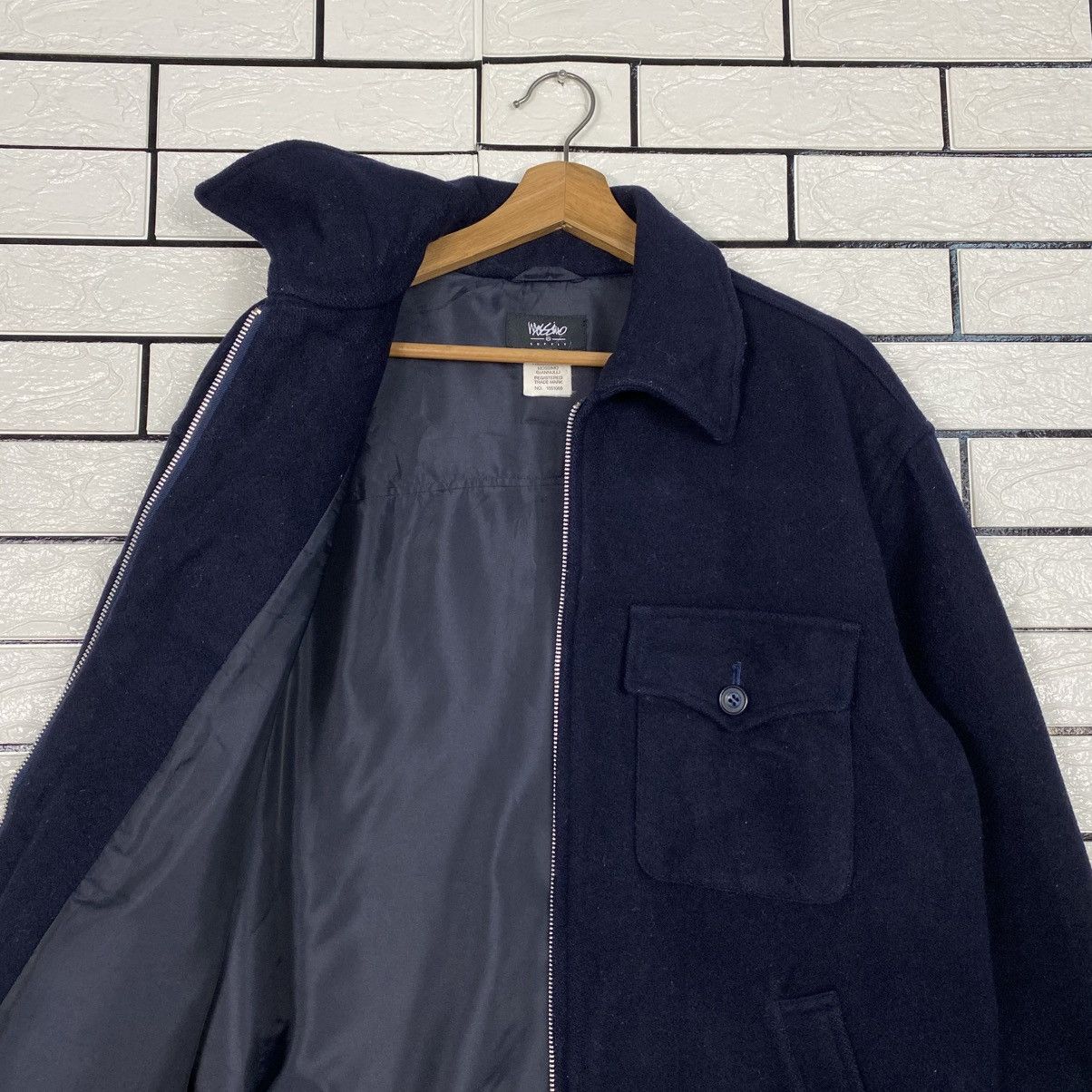 Issey Miyake 📌Vintage Wool Chore Jacket Zipper Blanket Massimo Supply Size US M / EU 48-50 / 2 - 13 Thumbnail