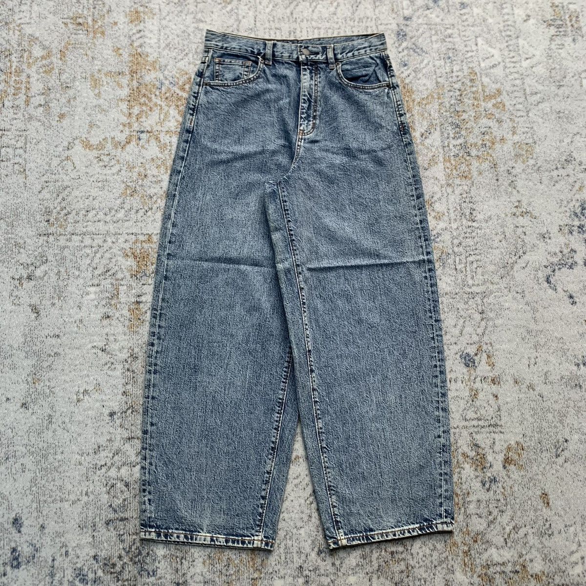Japanese Brand Rare Japanese Brand GU Wide Denim Jeans Size US 29 - 1 Thumbnail