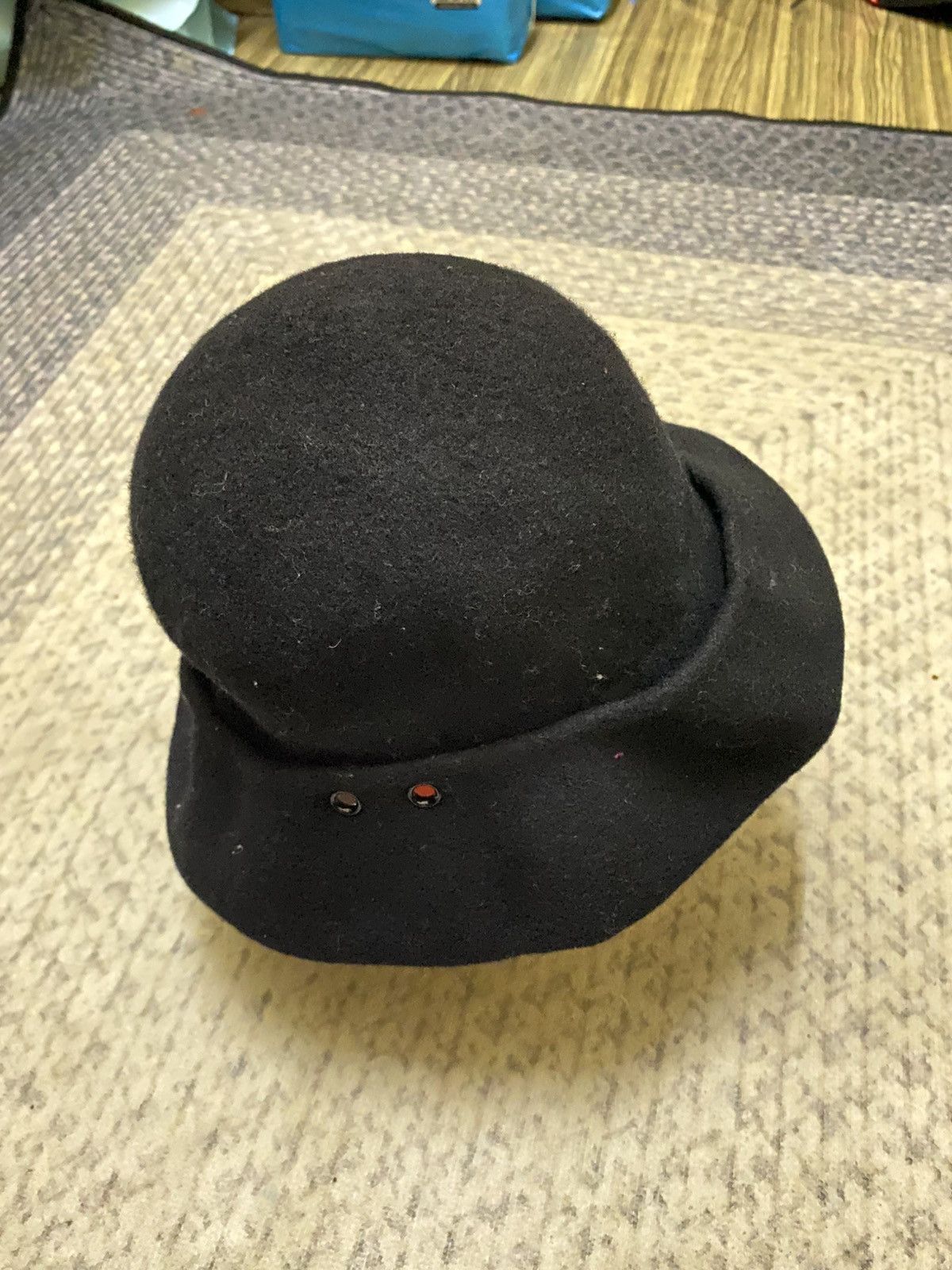 Japanese Brand × Vintage VINTAGE BERBERRY SHEEP WOOL HAT CLASSIC DESIGN Size ONE SIZE - 2 Thumbnail