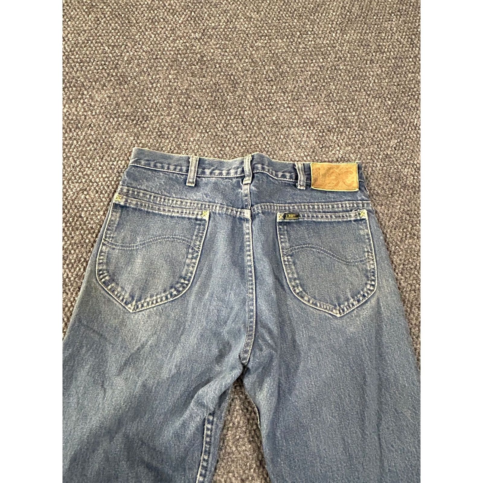 Lee VINTAGE Lee Jeans Womens 16 Blue High Rise Tapered Leg 90s Denim 5-Pocket Mens? Womens Size 38" / US 16 / IT 52 - 7 Thumbnail