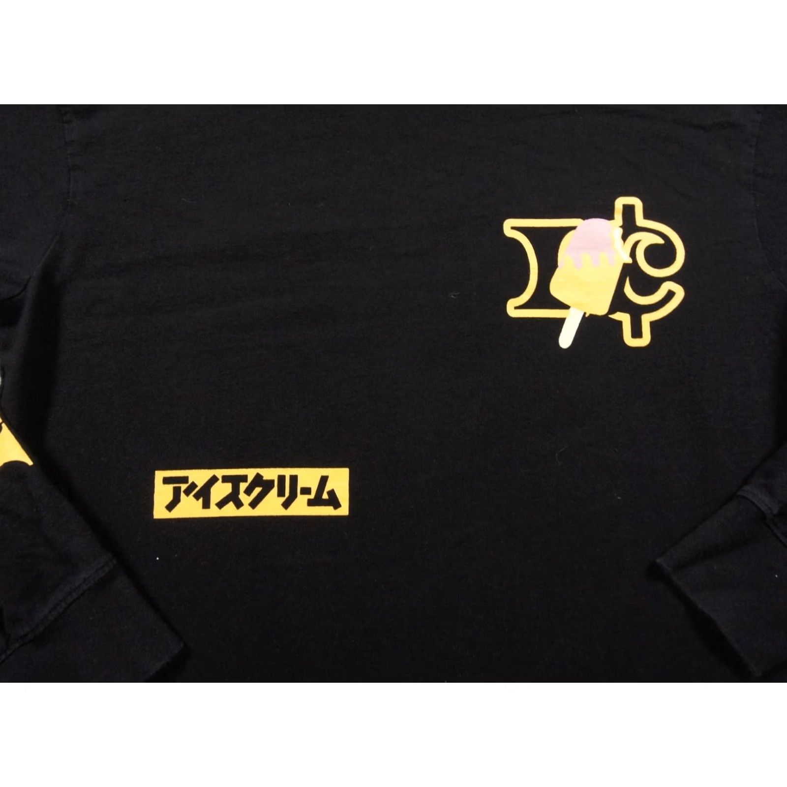 Vintage Icecream Shirt Mens Medium Black Long Sleeve Skate Streetwear Tee Pharrell Size US M / EU 48-50 / 2 - 2 Thumbnail