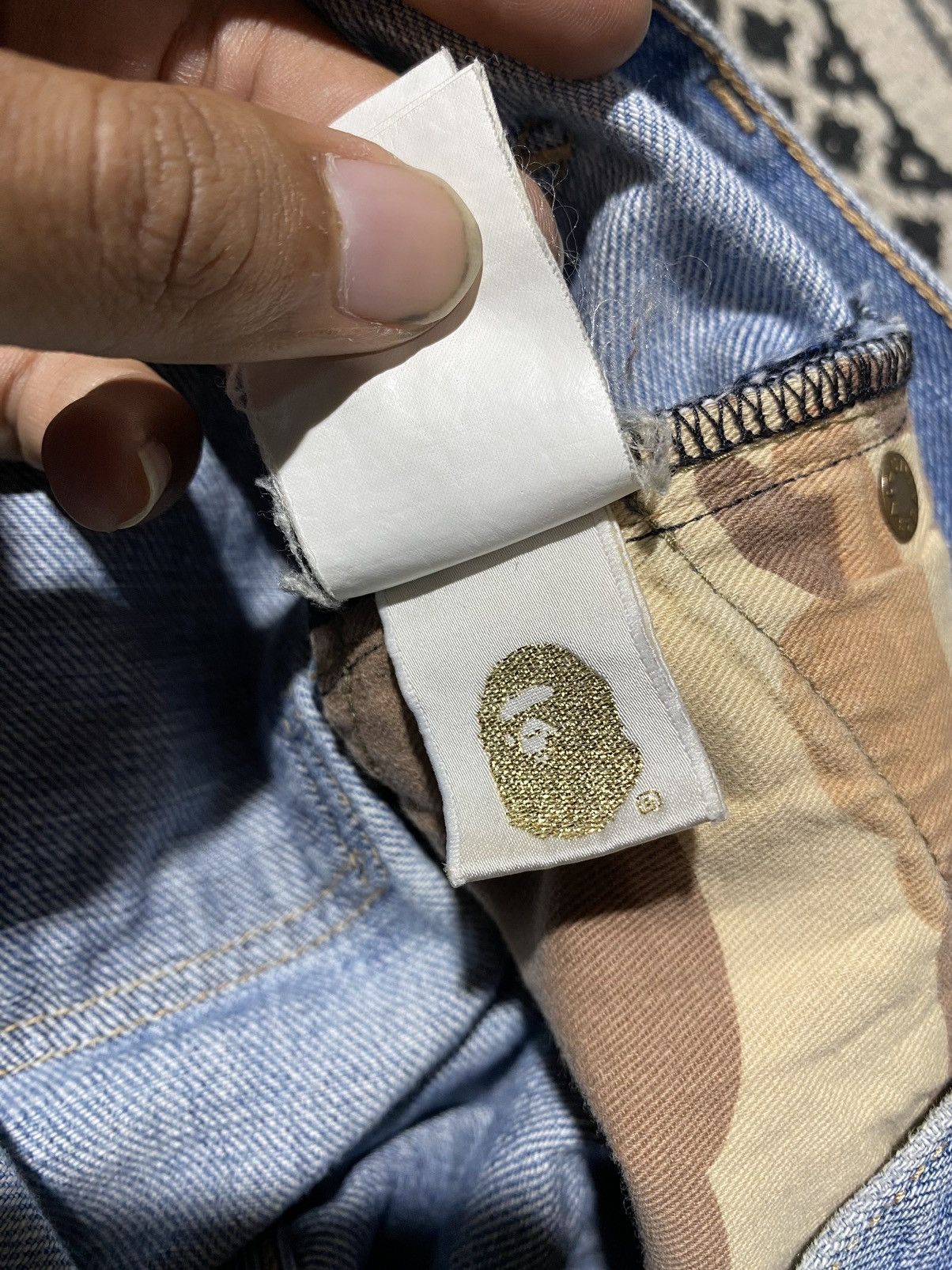 Bape Bape Damage Denim Size 32" / US 10 / IT 46 - 13 Thumbnail
