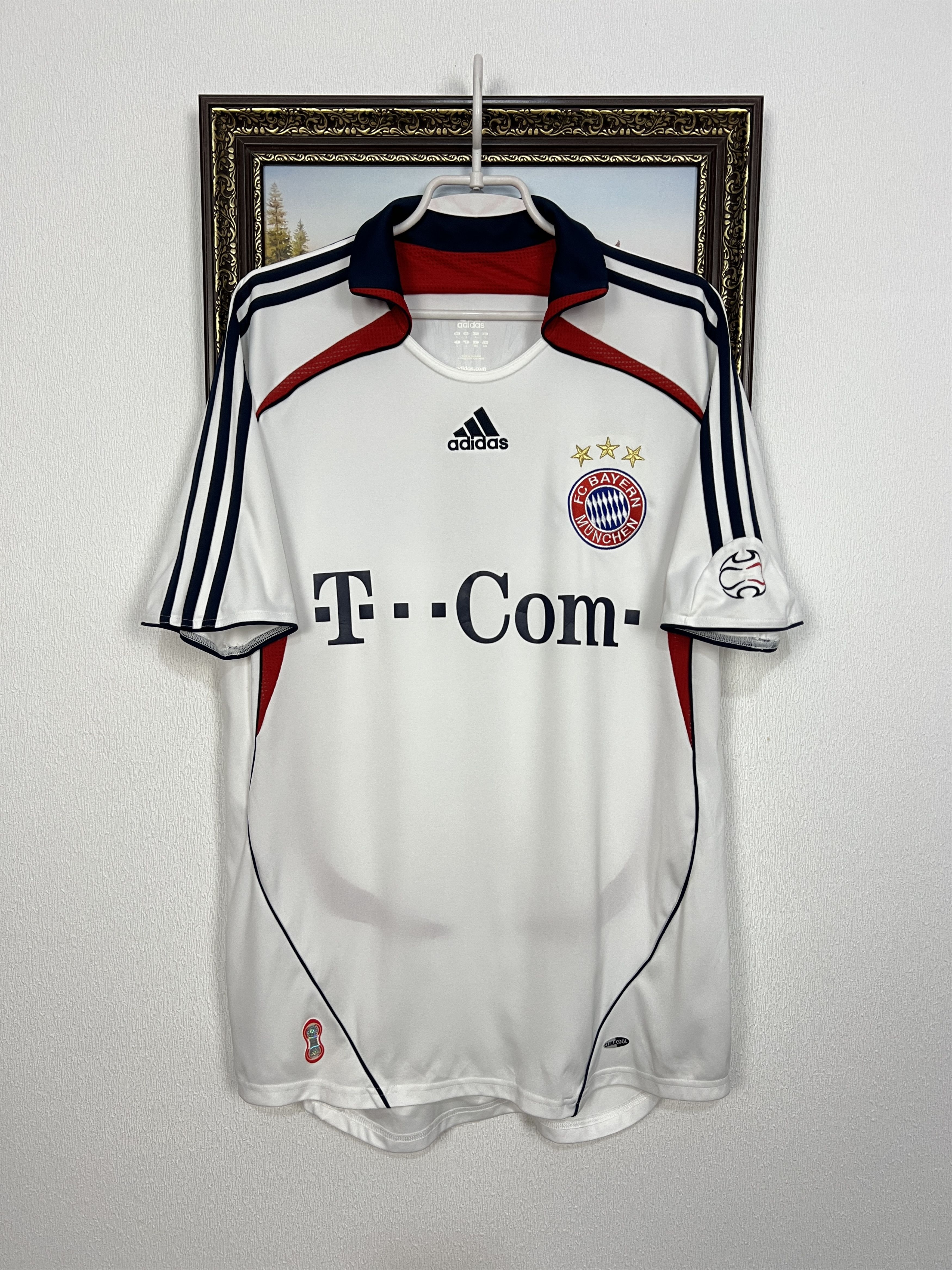 Adidas Bayern Munich Away football shirt 2006 Soccer Jersey Trikot Size US L / EU 52-54 / 3 - 1 Thumbnail