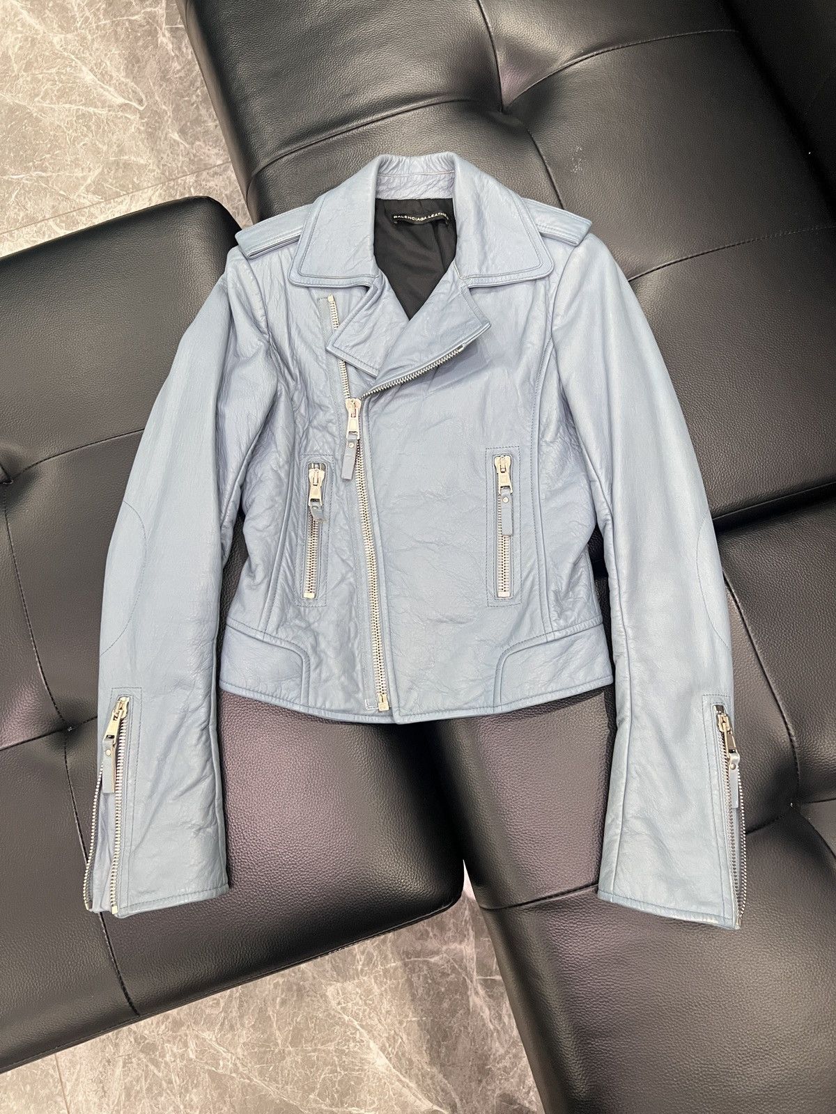Balenciaga Balenciaga 2012 Slim Biker Jacket Size US XS / EU 42 / 0 - 1 Thumbnail