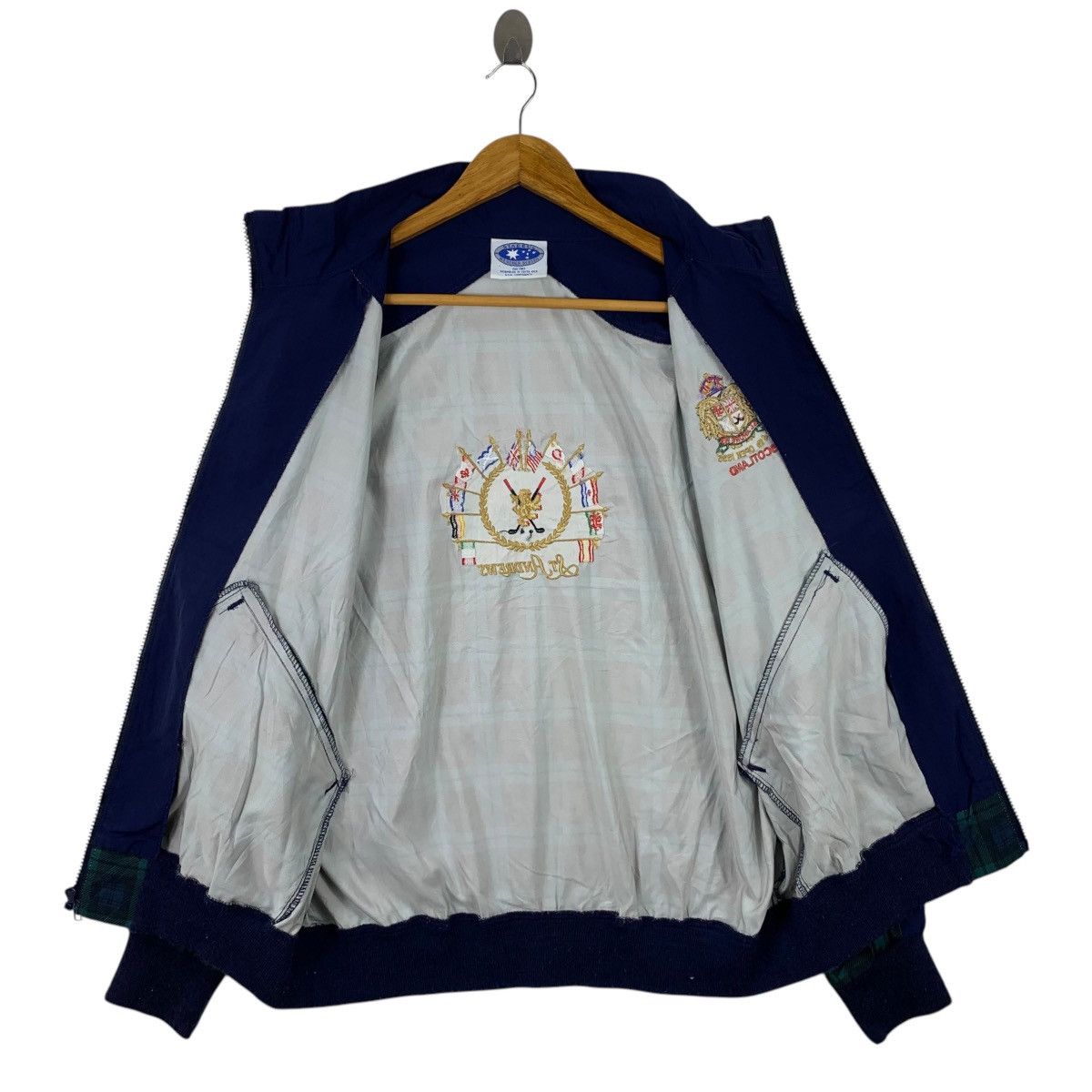 Vintage Vintage STARBUS Scotland St Andrew Checkered Light Jacket Size US XL / EU 56 / 4 - 3 Thumbnail