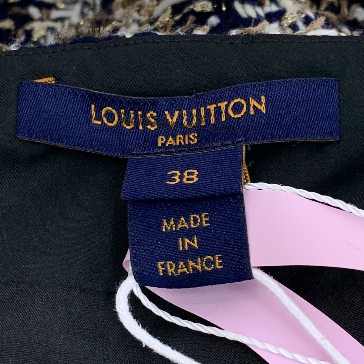 Louis Vuitton Louis Vuitton Logo Wool Sleeveless Woven Tweed Dress K26WX Size S / US 4 / IT 40 - 6 Thumbnail